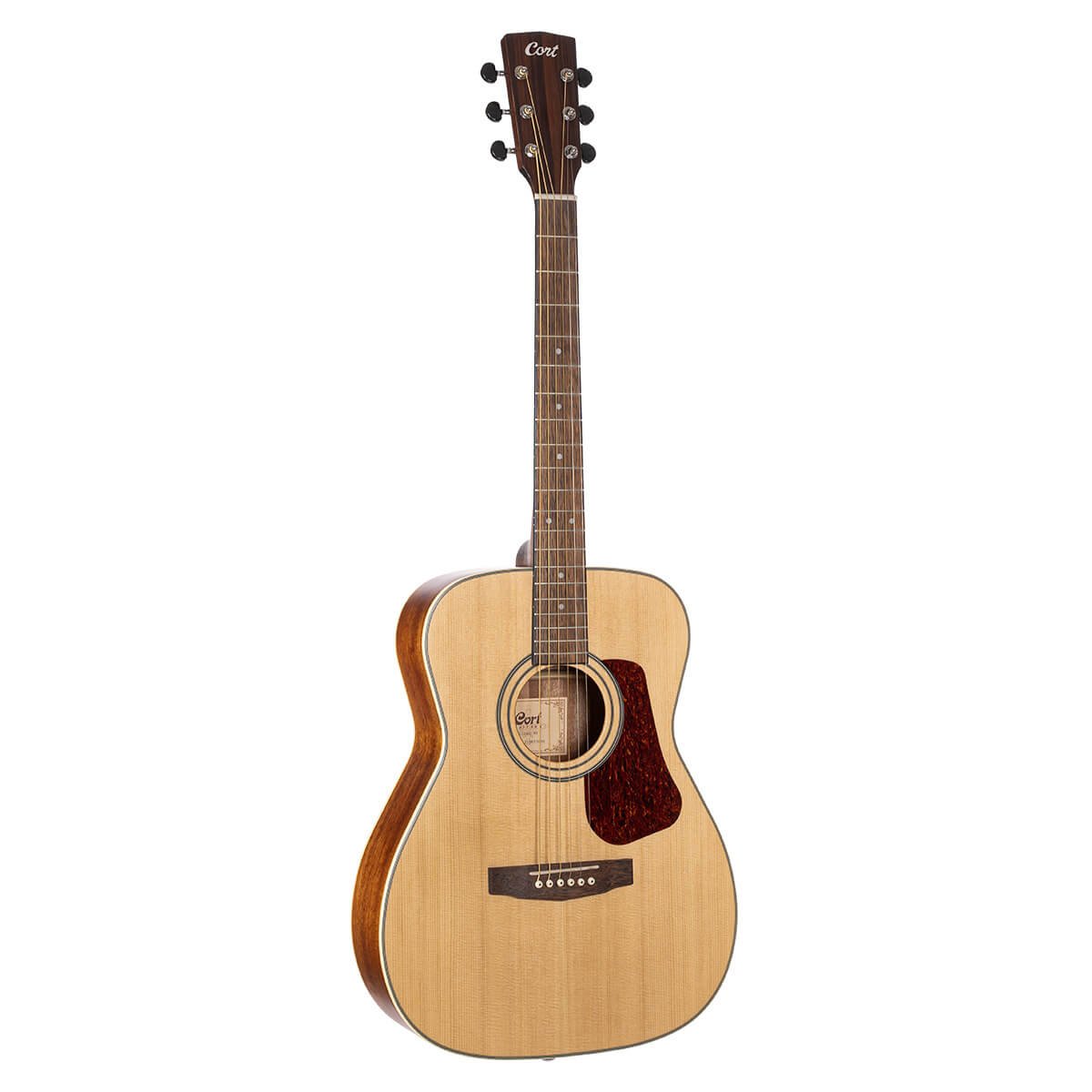 Đàn guitar acoustic Cort L100C màu Natural Satin – mặt trước toàn thân