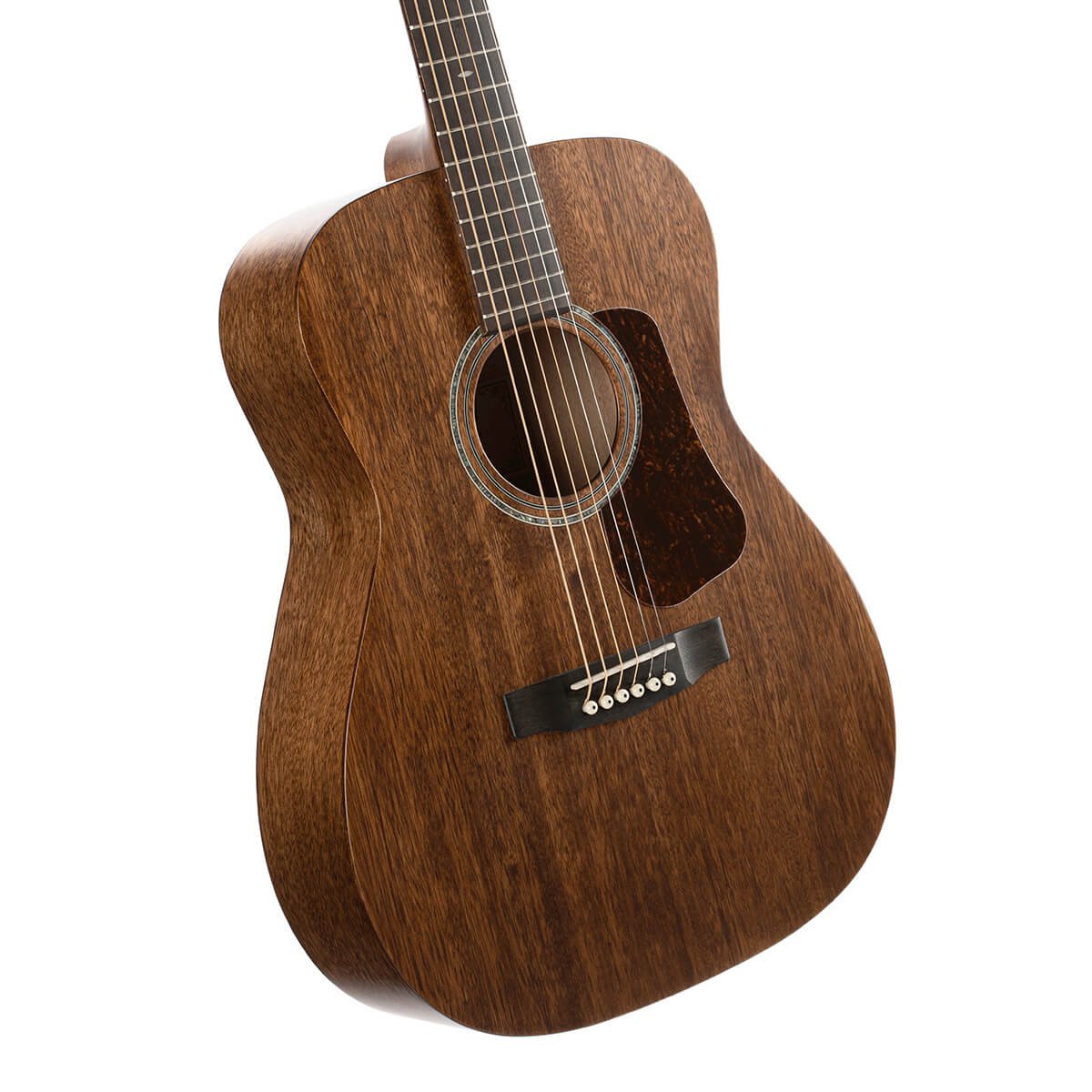 Đàn guitar acoustic Cort L450C màu Natural Satin – góc nghiêng 3/4 toàn thân