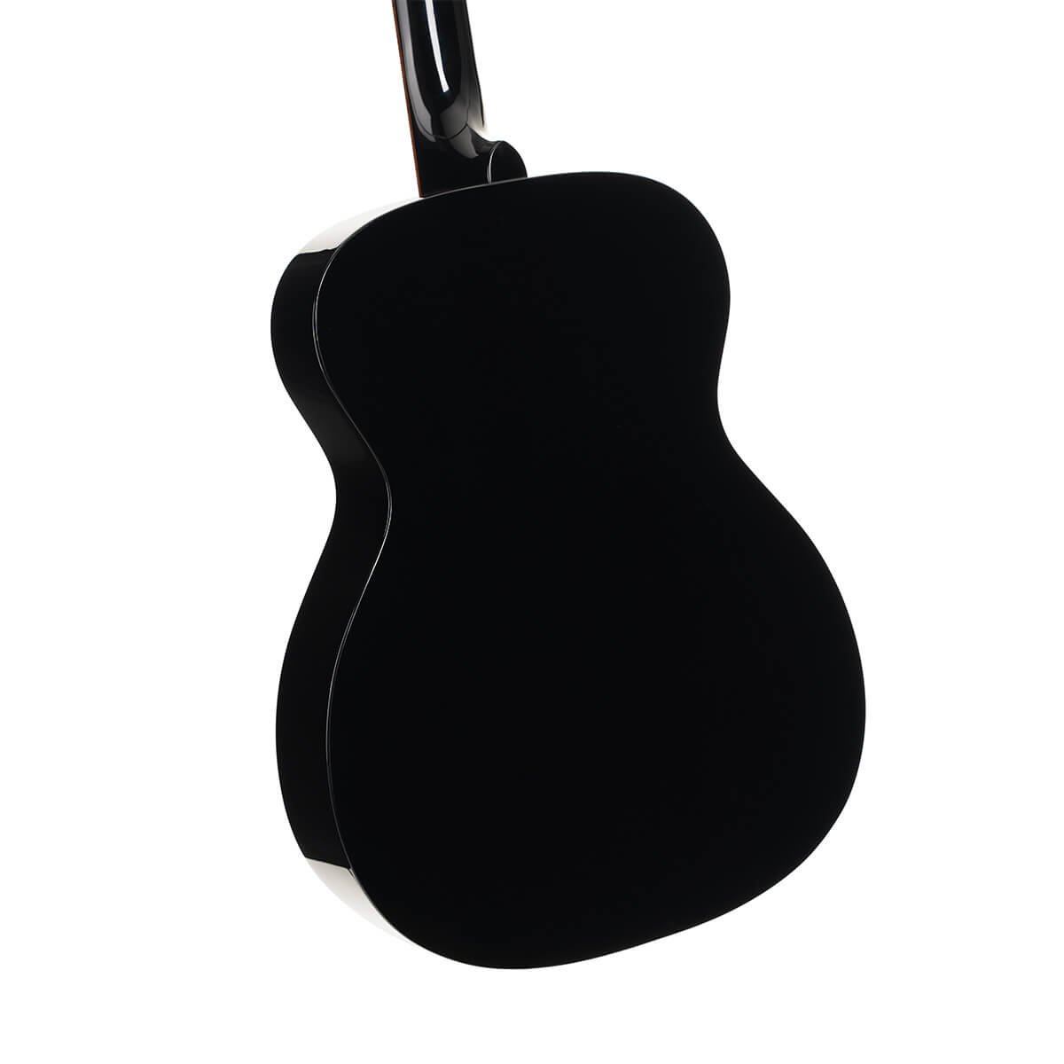 Đàn guitar acoustic Cort L60 màu Black Gloss – cận vân gỗ mặt lưng