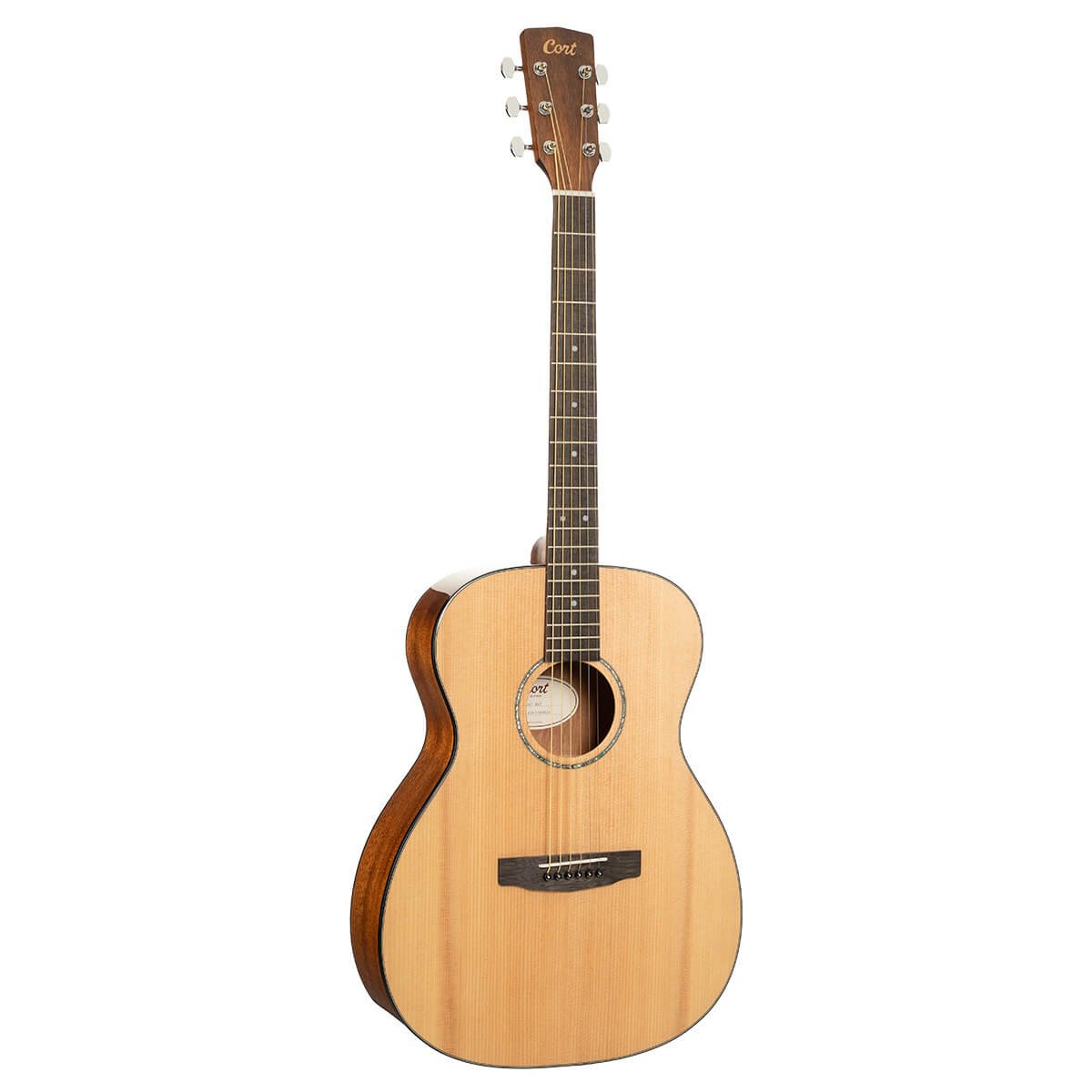 Đàn guitar acoustic Cort L60 màu Natural Gloss – mặt trước toàn thân