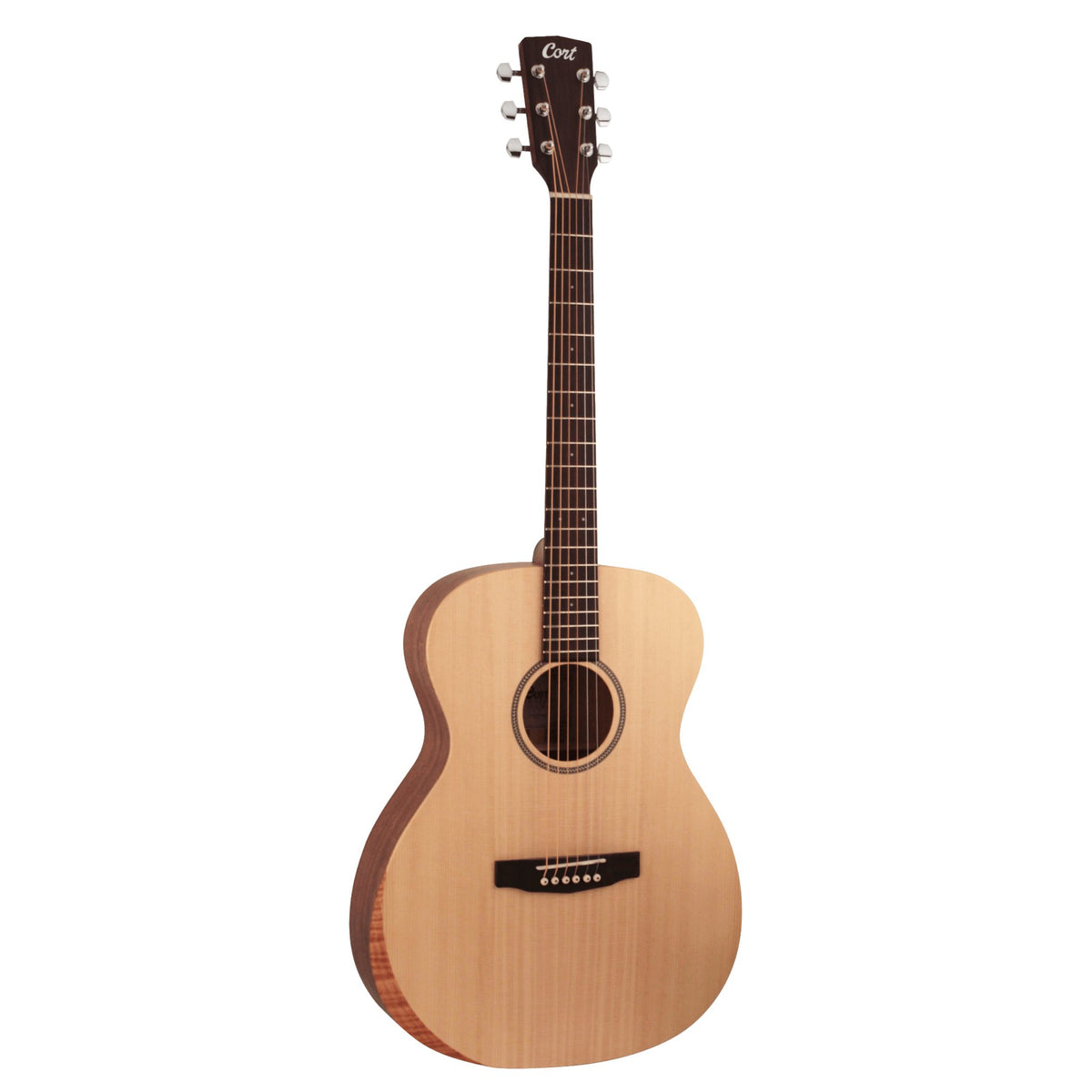 Đàn guitar acoustic Cort Luce Bevel Cut màu Open Pore – mặt trước toàn thân