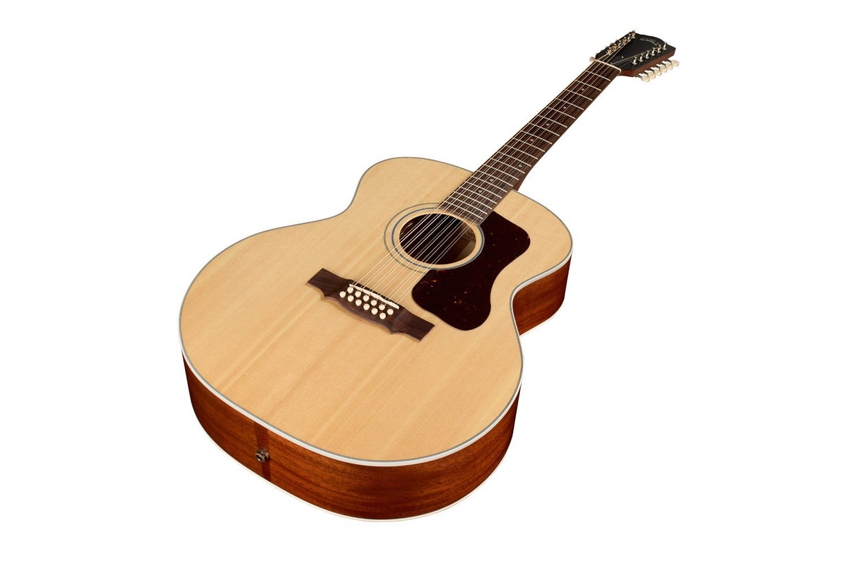 Đàn guitar acoustic điện 12 dây Guild F-412E Standard màu Natural – cận thùng đàn mặt trước