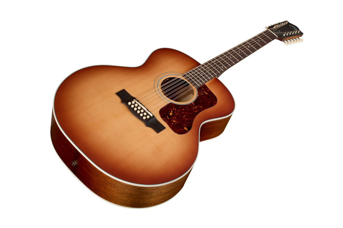 Đàn guitar acoustic điện 12 dây Guild F-412E Standard màu Pacific Sunset Burst – cận thùng đàn mặt trước