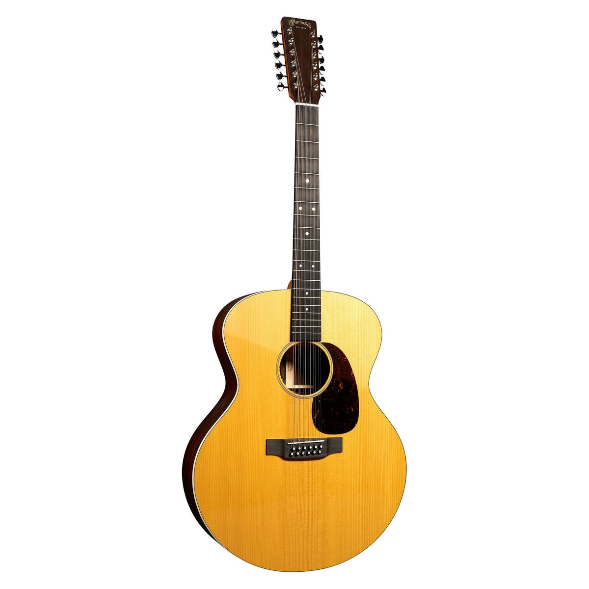 Đàn guitar acoustic điện 12 dây Martin Grand J-16E 12-String màu Vintage Tint – mặt trước toàn thân