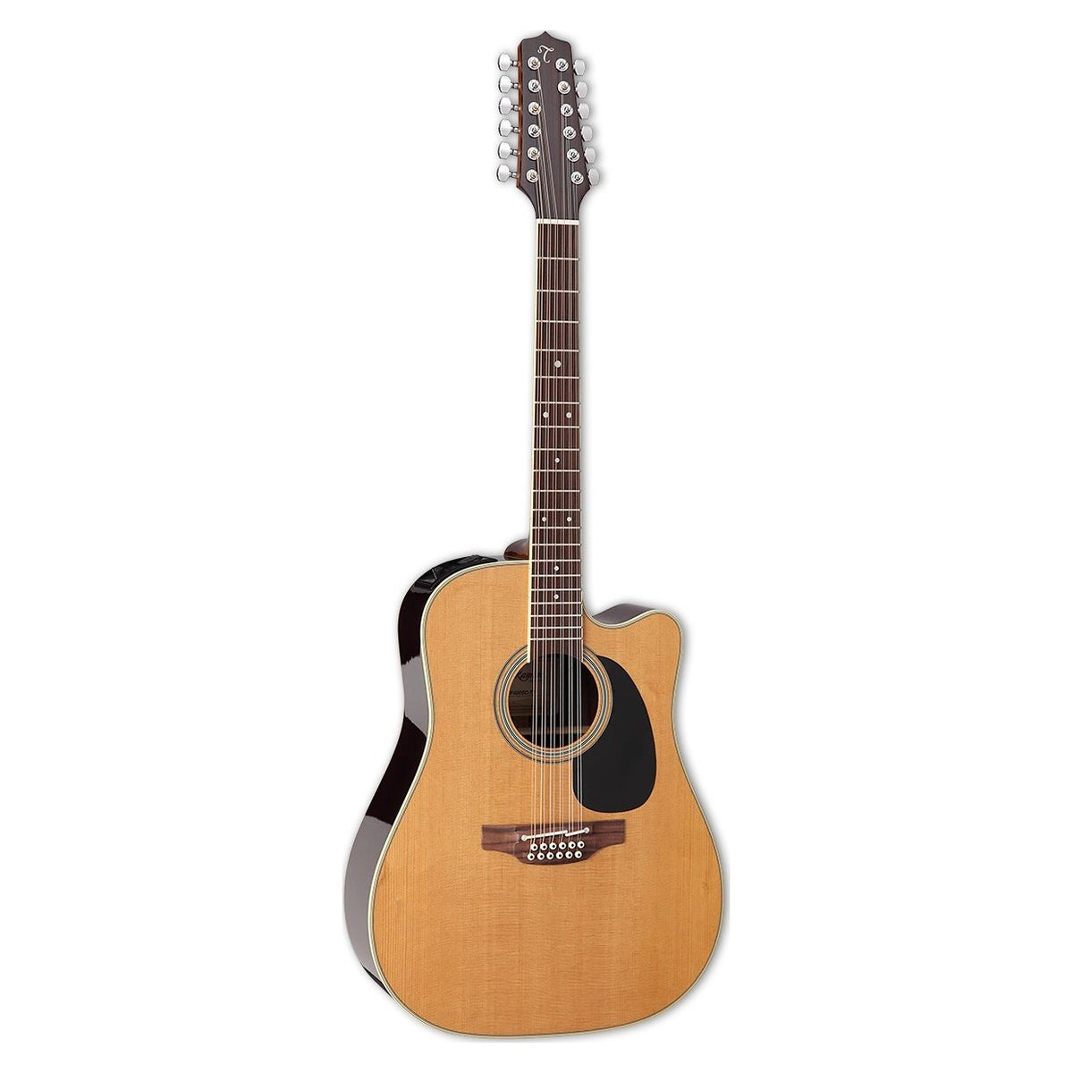 Đàn guitar acoustic điện 12 dây Takamine EF400SC-TT màu Natural sơn bóng – mặt trước toàn thân