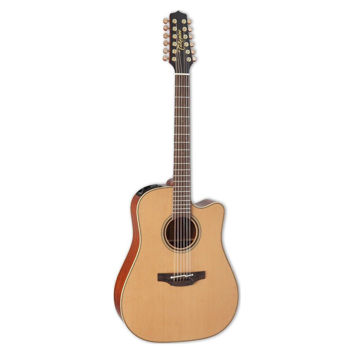 Đàn guitar acoustic điện 12 dây Takamine P3DC-12 màu Satin Natural – mặt trước toàn thân