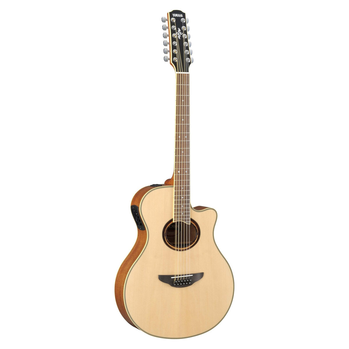 Đàn guitar acoustic điện 12 dây Yamaha APX700II-12 màu Natural – mặt trước toàn thân