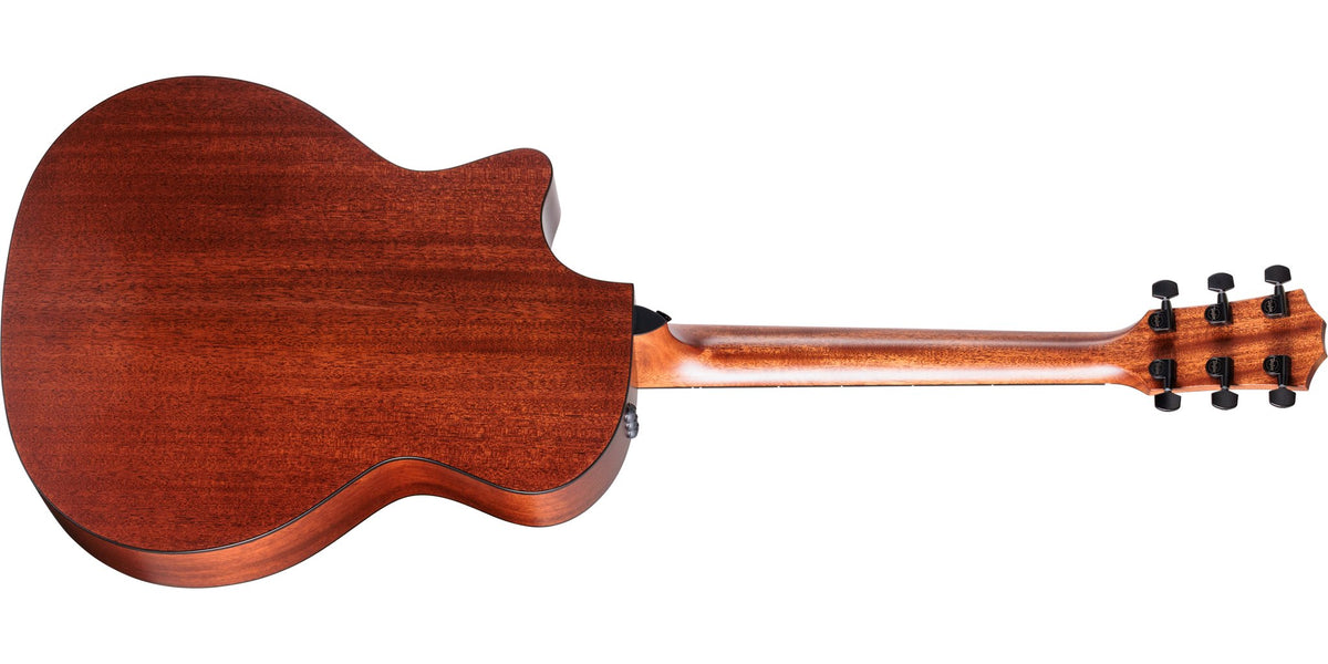 Đàn guitar acoustic điện baritone Taylor 324ce Baritone-6 LTD màu Shaded Edgeburst – mặt lưng toàn thân