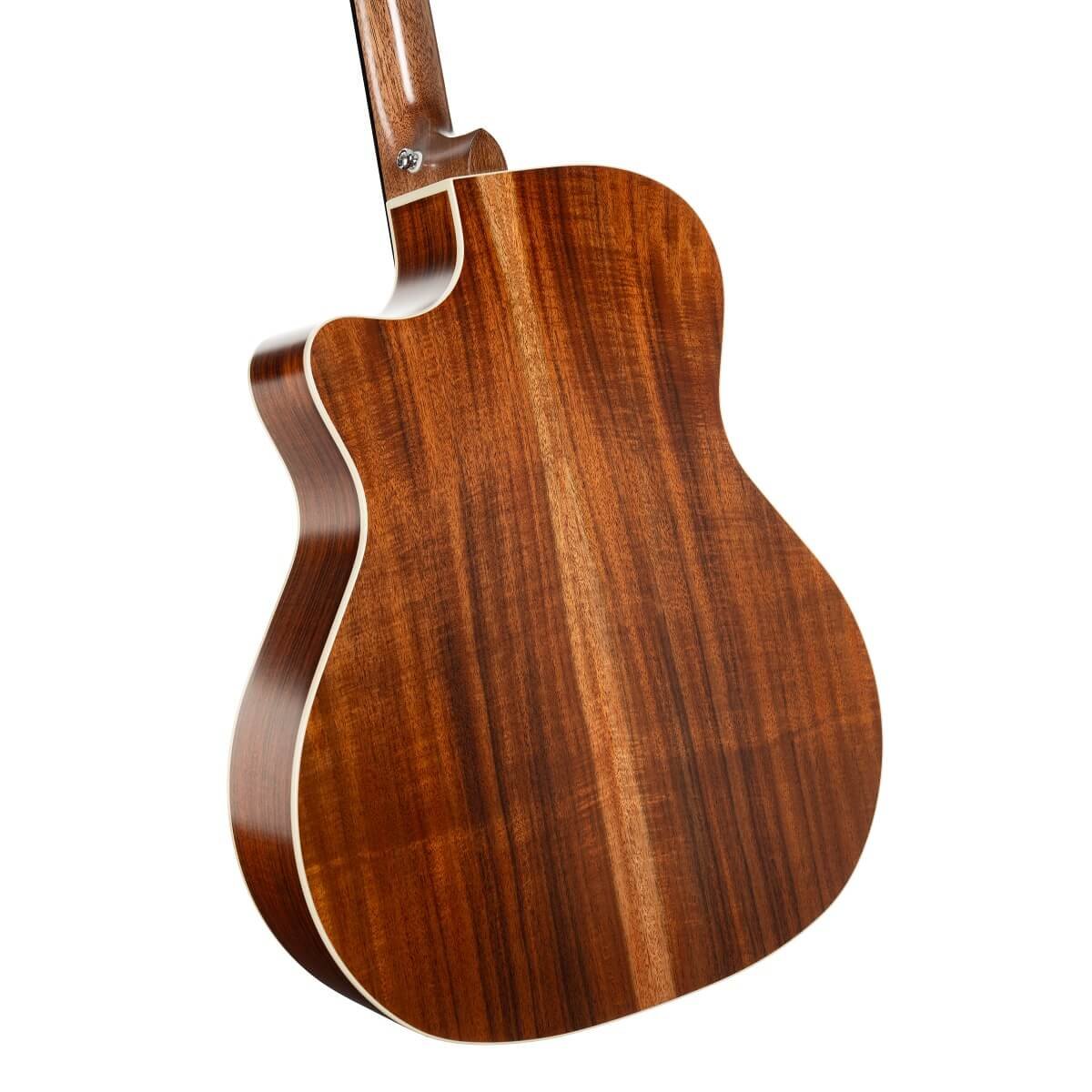 Đàn guitar acoustic điện Cort Core-GA Formosan Koa màu Light Burst Top Semi Gloss – cận vân gỗ mặt lưng