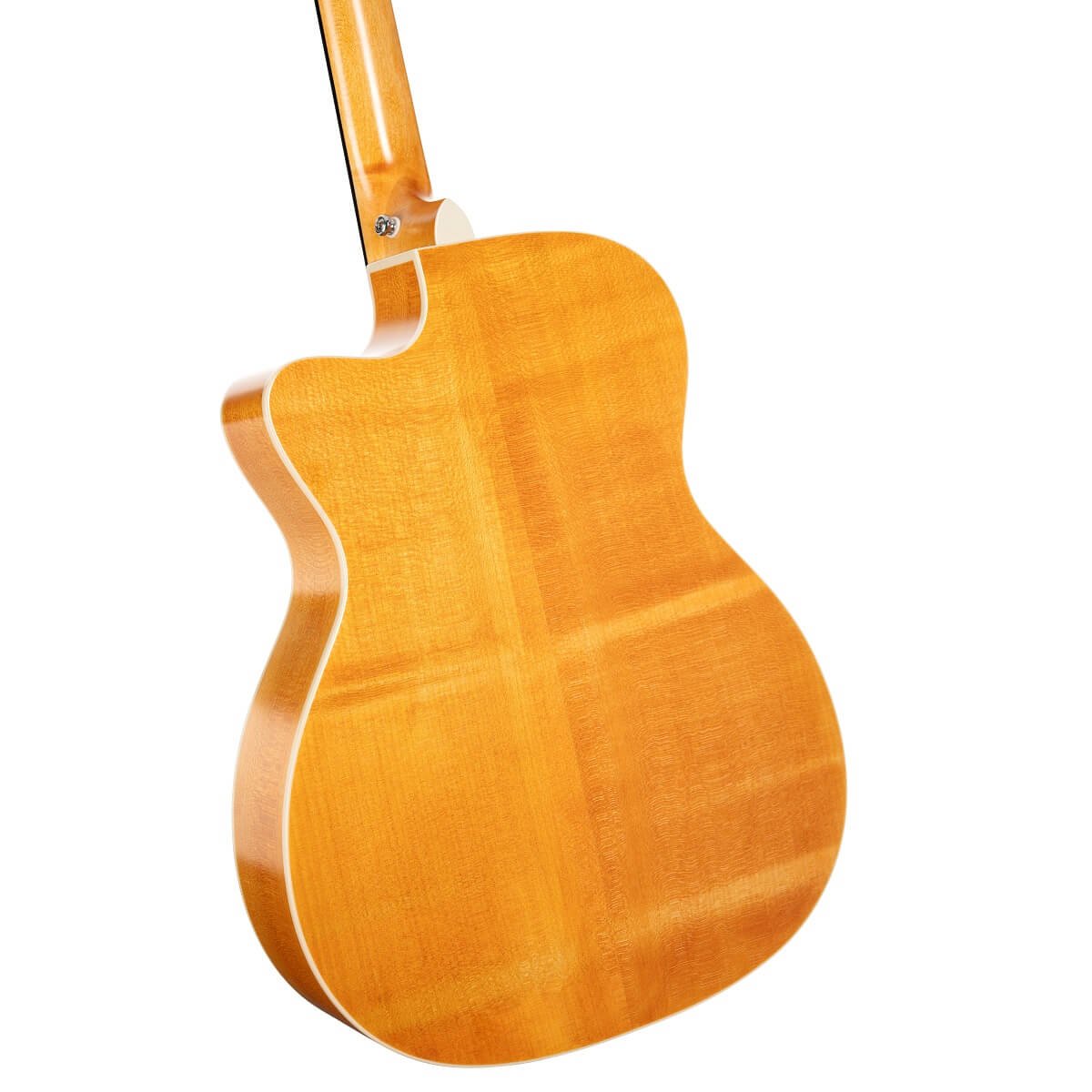 Đàn guitar acoustic điện Cort Core-OC Maple màu Brown Burst Top Semi Gloss – cận vân gỗ mặt lưng