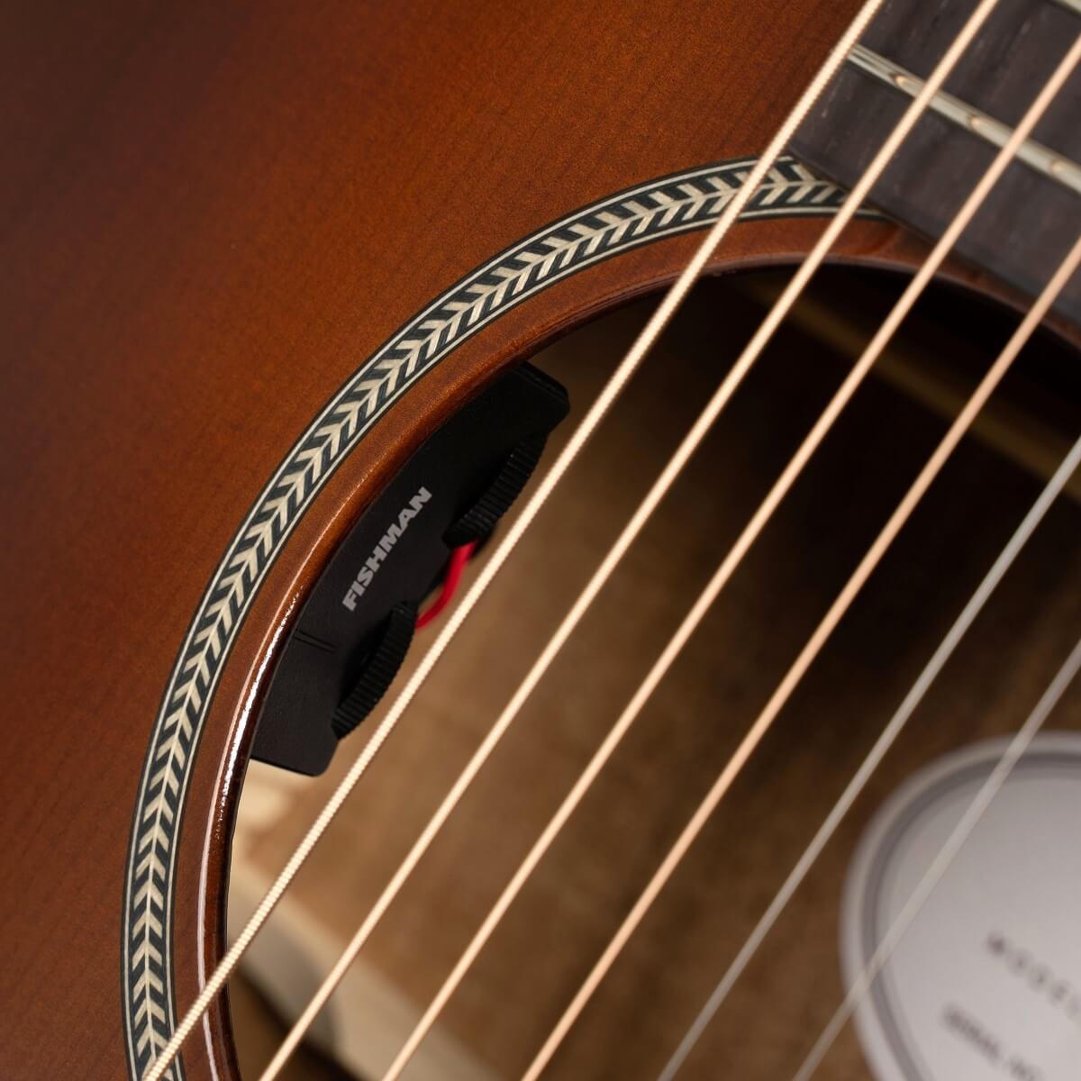 Đàn guitar acoustic điện Cort Essence-GA4 Special màu Brown Burst Semi Gloss – cận bộ EQ / pickup