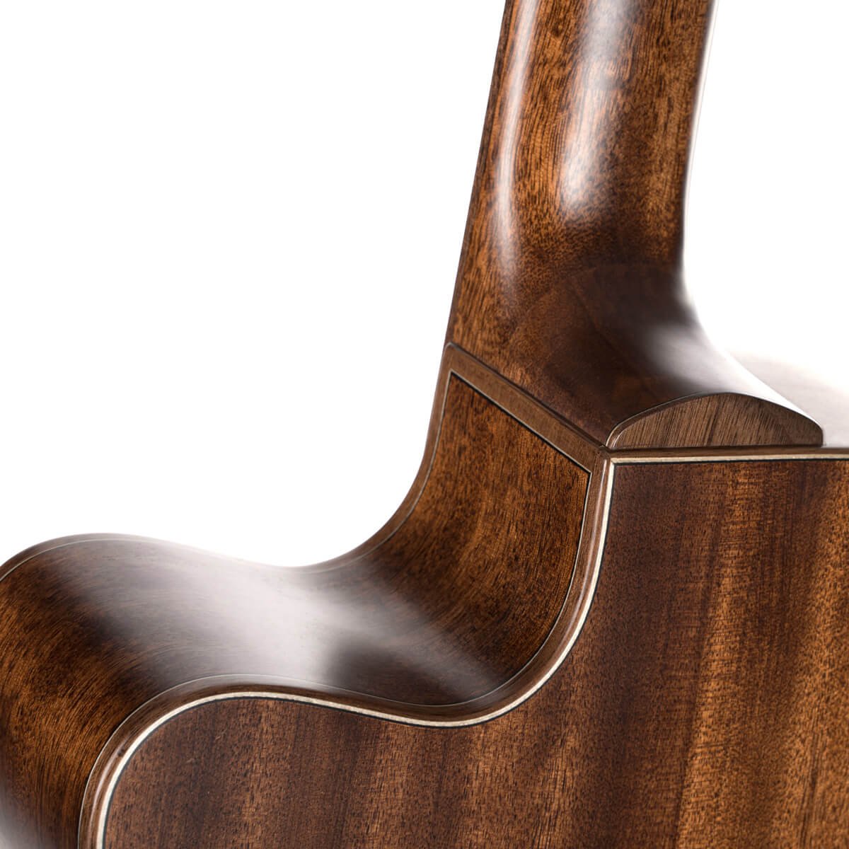 Đàn guitar acoustic điện Cort Flow-OC màu Natural Satin – cận gót cần nối thân đàn