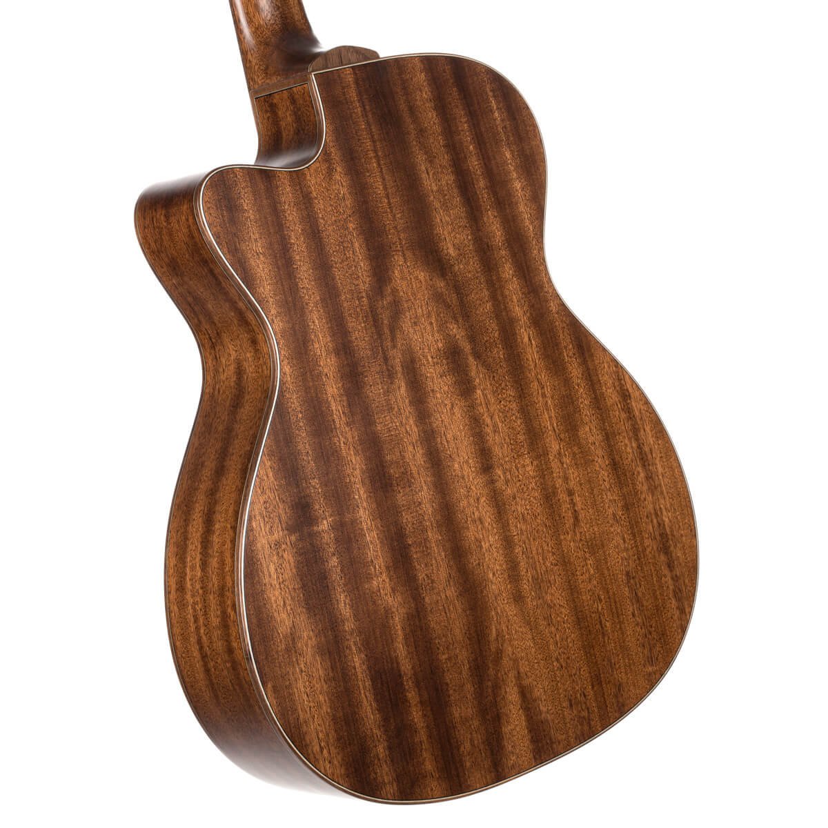 Đàn guitar acoustic điện Cort Flow-OC màu Natural Satin – cận vân gỗ mặt lưng