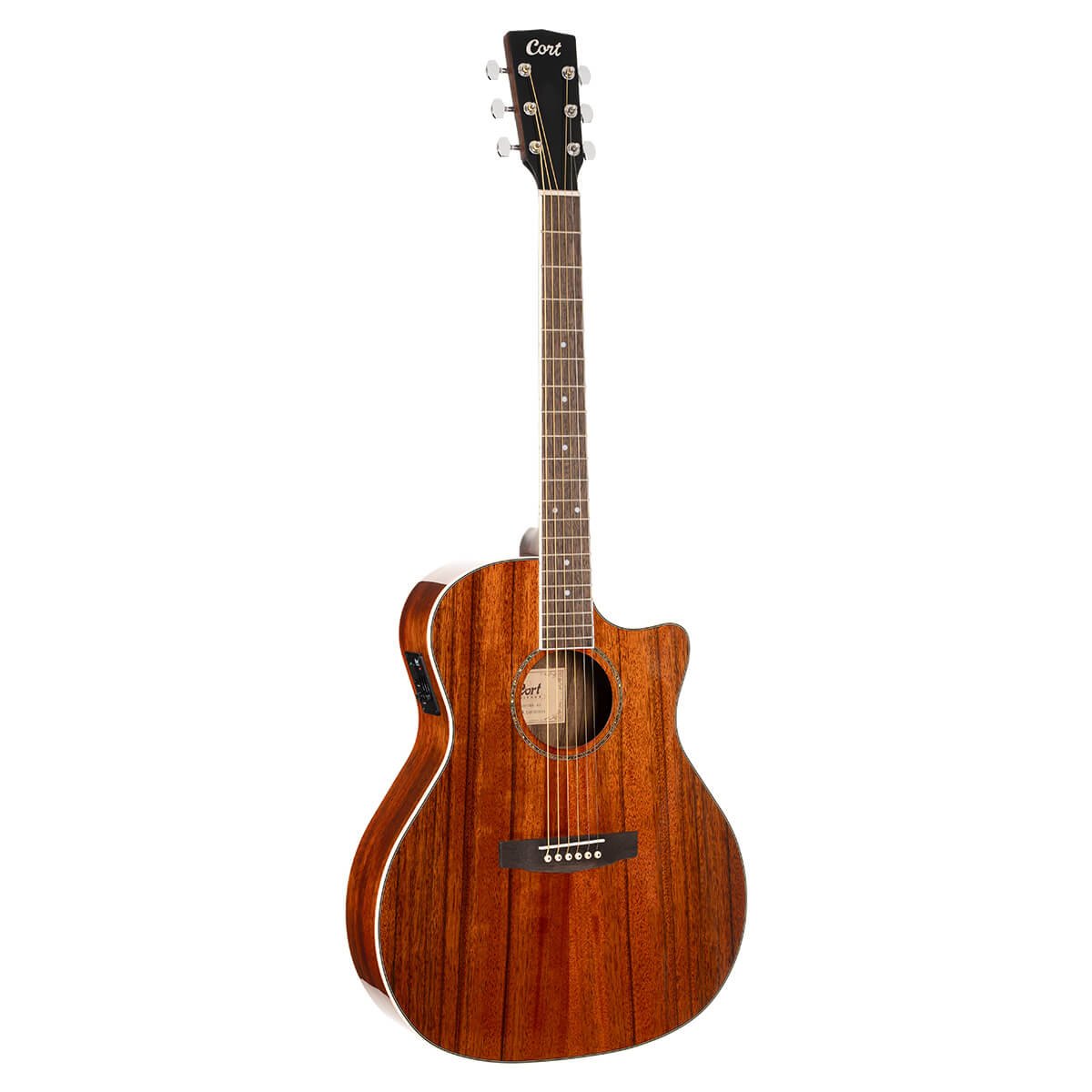 Đàn guitar acoustic điện Cort GA-DAO màu Natural Gloss – mặt trước toàn thân