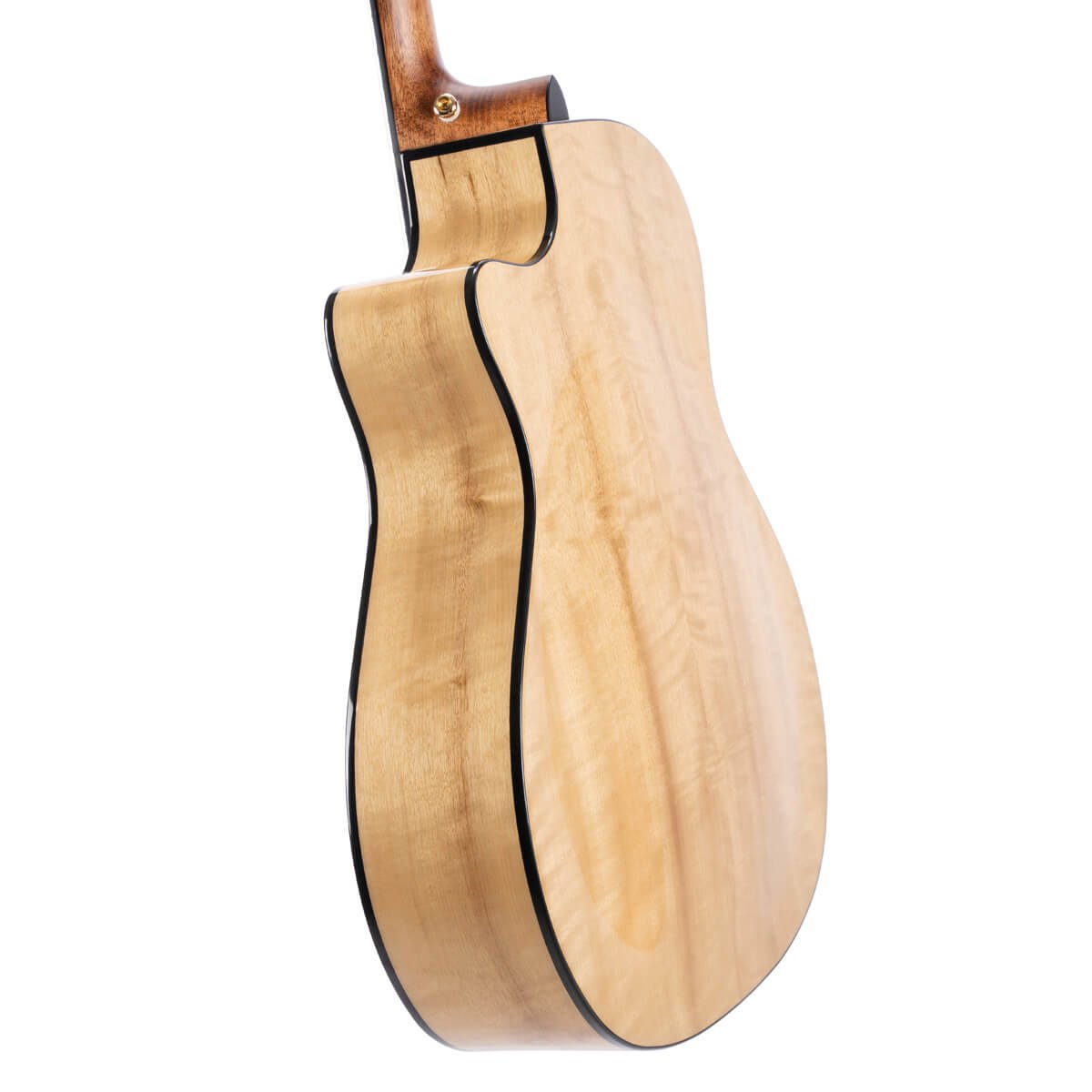 Đàn guitar acoustic điện Cort GA-MY Bevel màu Natural Gloss – cận hông đàn