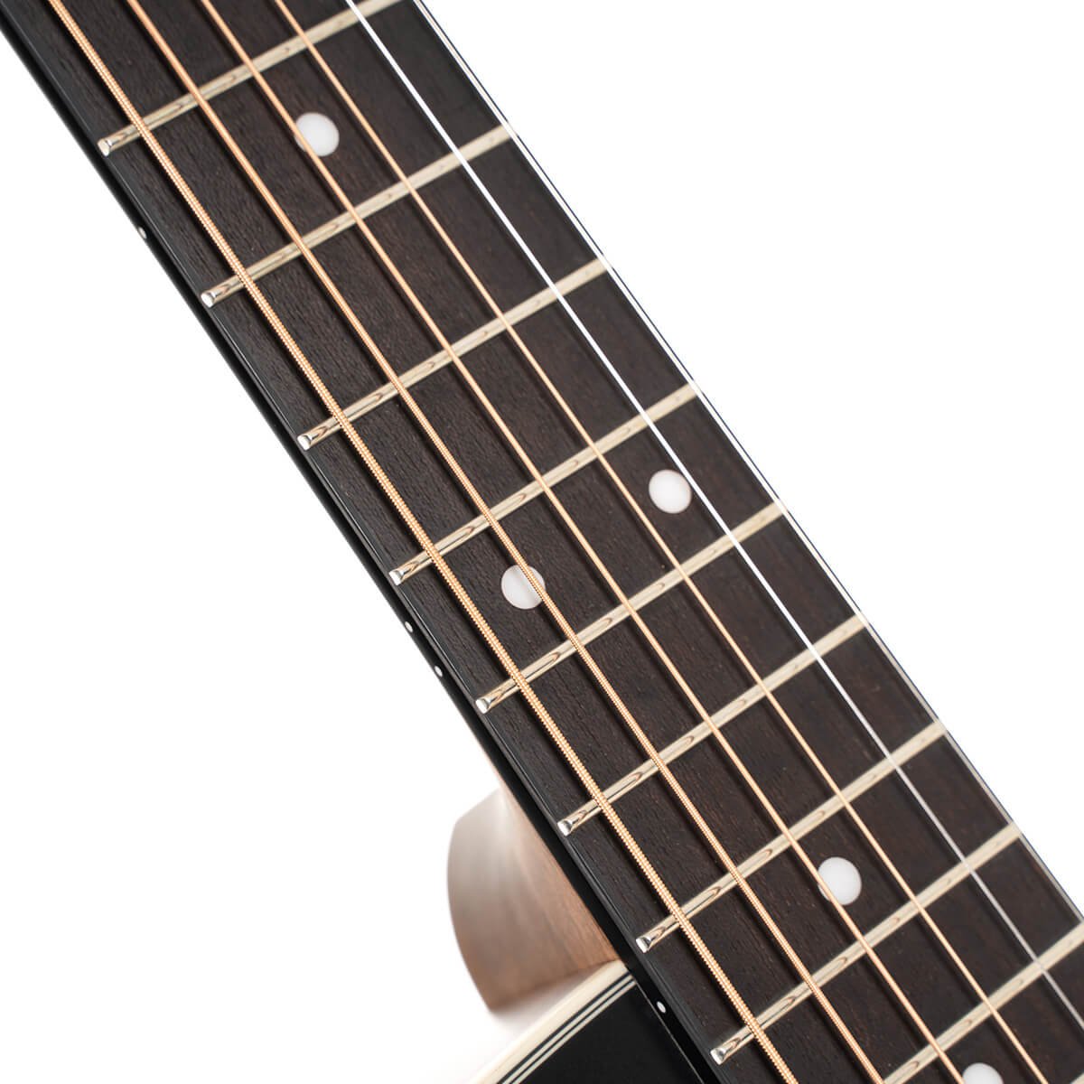 Đàn guitar acoustic điện Cort L100OCF-CED màu Black Satin – cận cần đàn và mặt phím