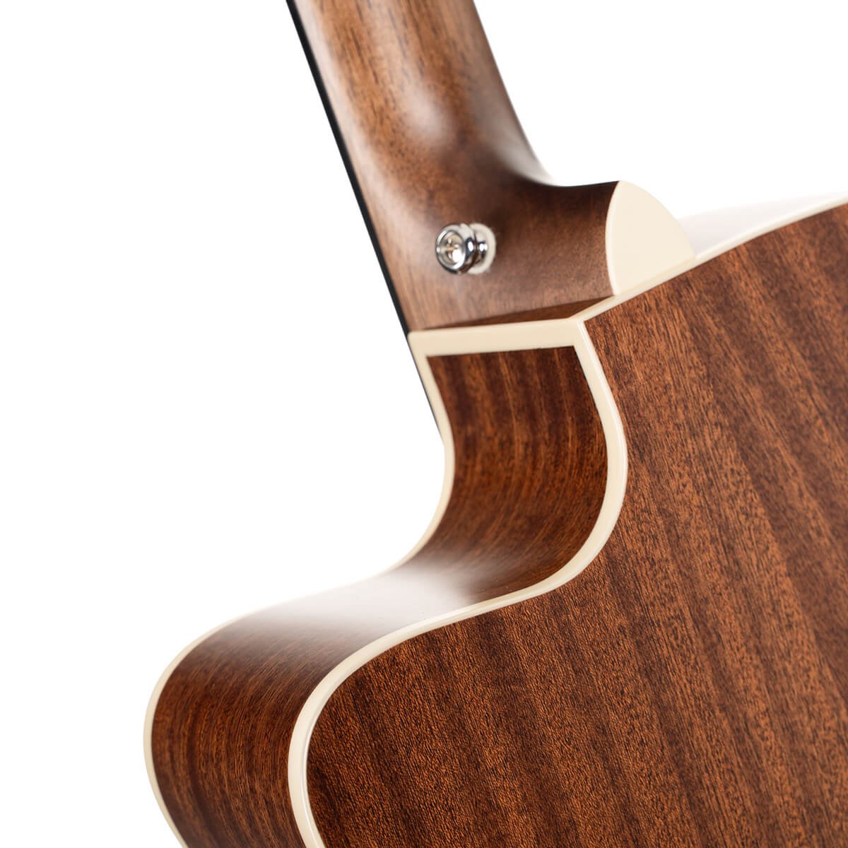 Đàn guitar acoustic điện Cort L100OCF-CED màu Black Satin – cận gót cần nối thân đàn