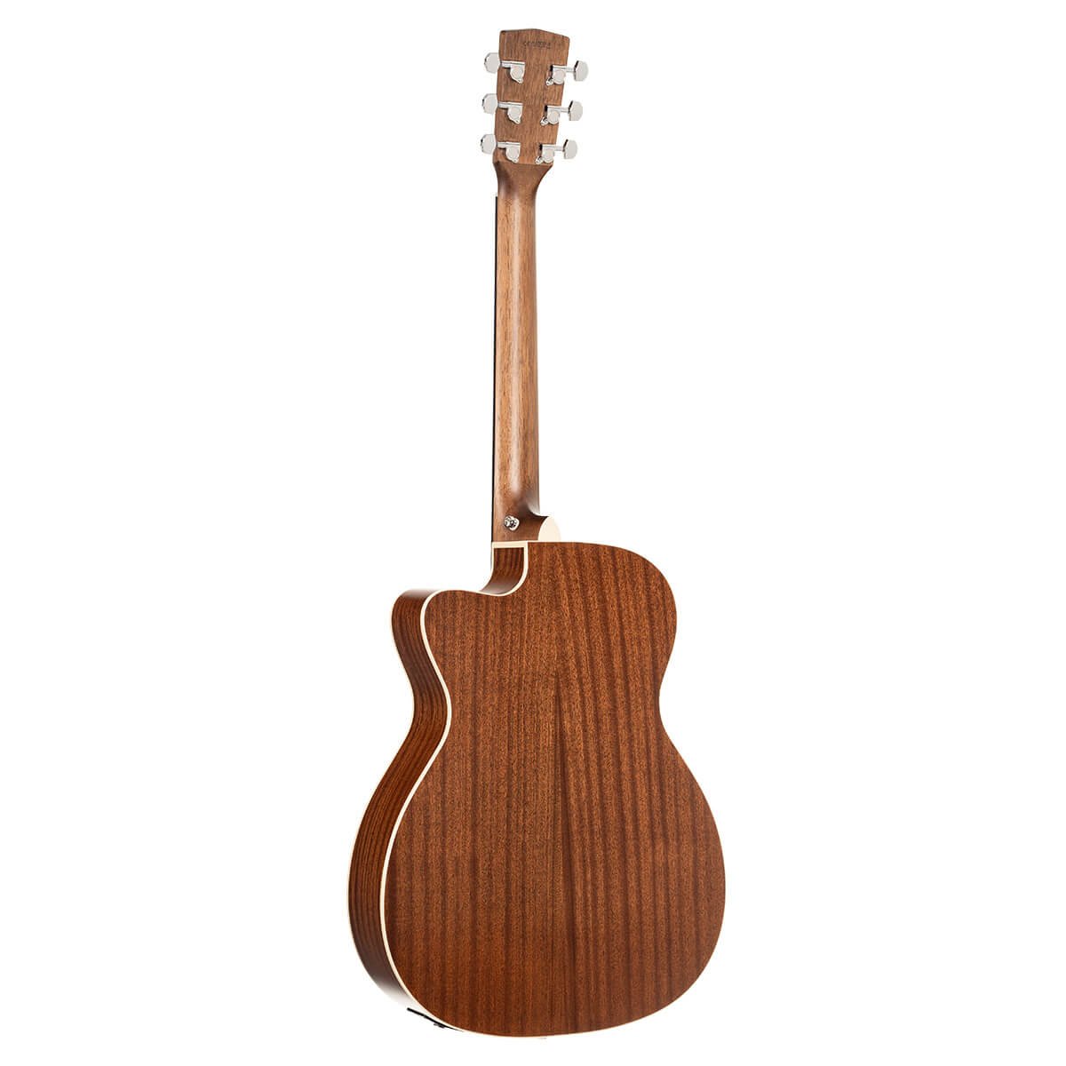 Đàn guitar acoustic điện Cort L100OCF-CED màu Black Satin – mặt lưng toàn thân
