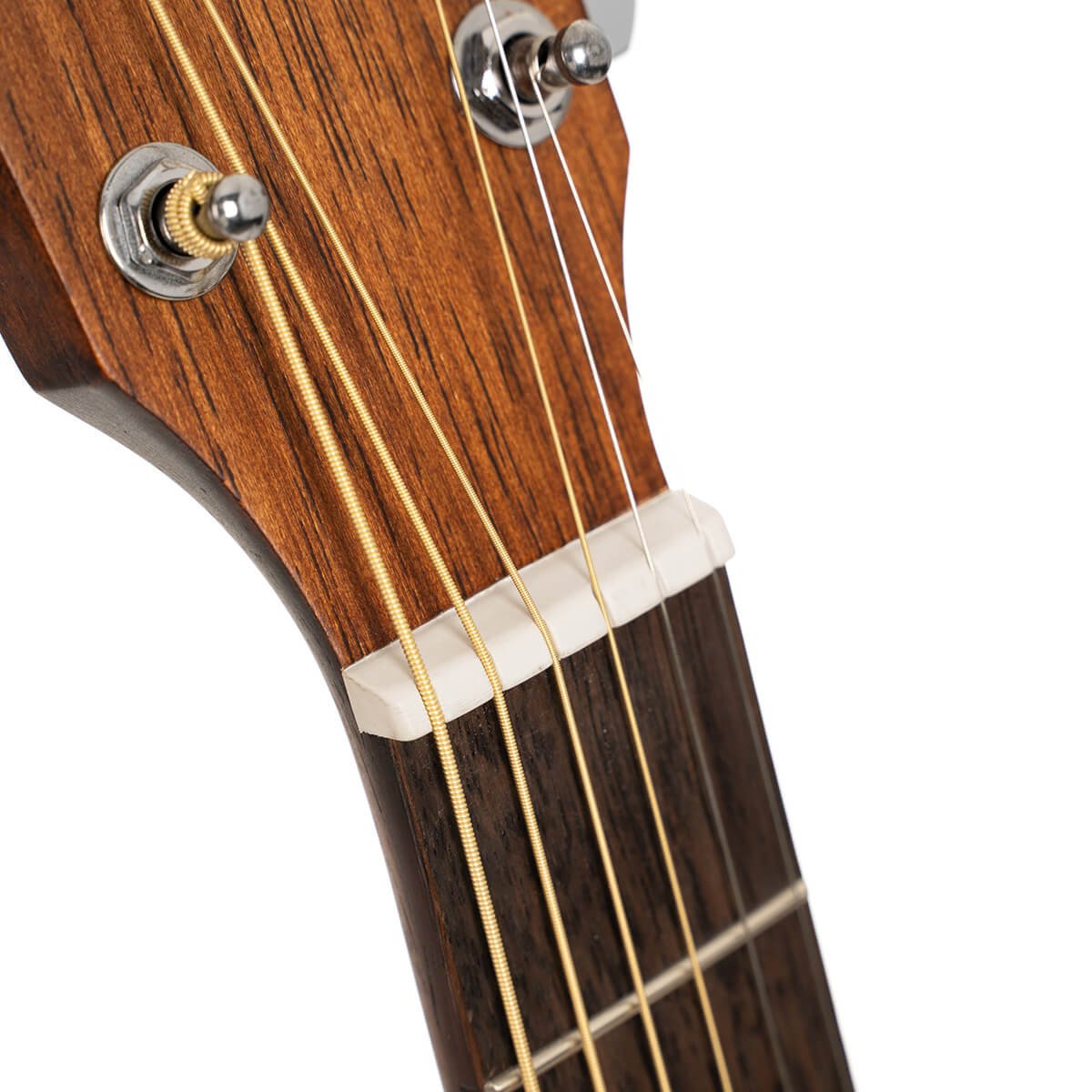 Đàn guitar acoustic điện Cort L60MCE màu Open Pore – cận chi tiết hoàn thiện