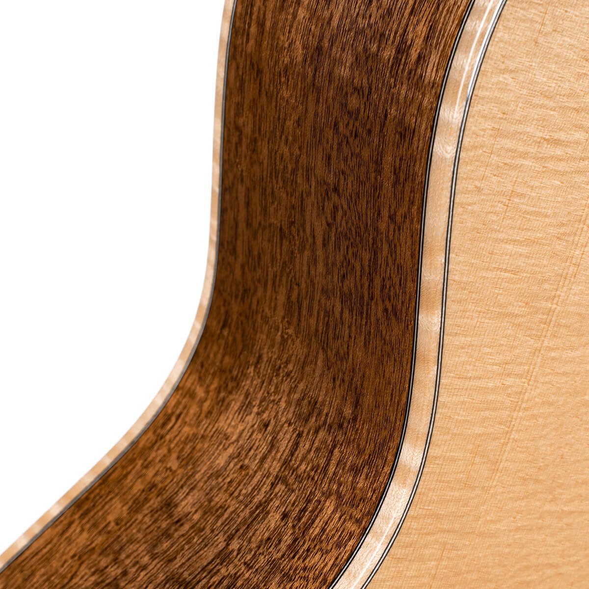 Đàn guitar acoustic điện Cort Little Forest Angel màu Natural Gloss – cận hông đàn