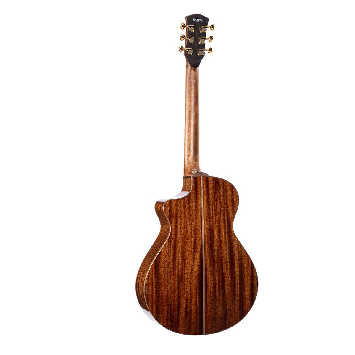 Đàn guitar acoustic điện Cort Modern Burst màu Tobacco Sunburst – mặt lưng toàn thân