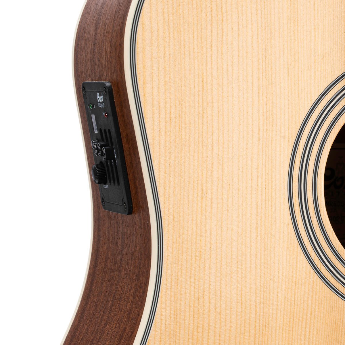 Đàn guitar acoustic điện Cort MR500E màu Open Pore – cận bộ EQ / pickup