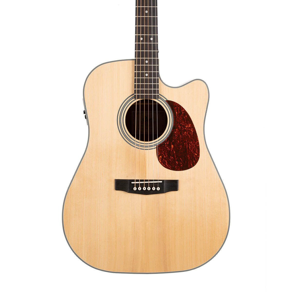 Đàn guitar acoustic điện Cort MR500E màu Open Pore – cận thùng đàn mặt trước
