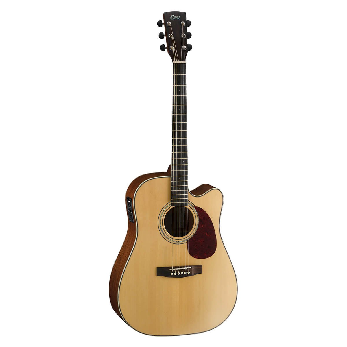 Đàn guitar acoustic điện Cort MR710F màu Natural Gloss – mặt trước toàn thân