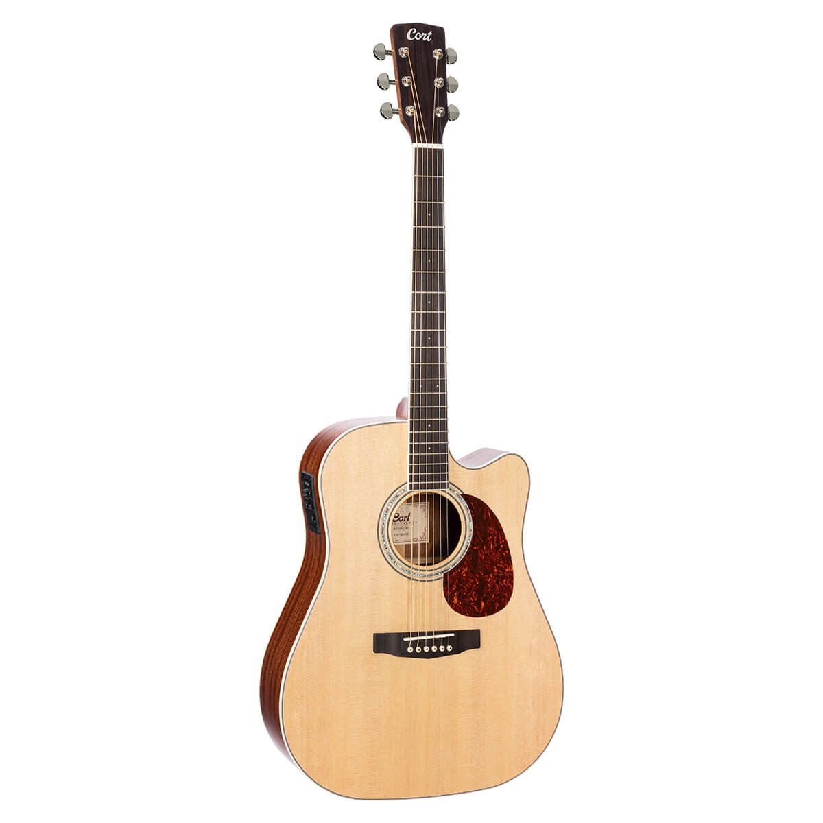 Đàn guitar acoustic điện Cort MR710F màu Natural Satin – mặt trước toàn thân