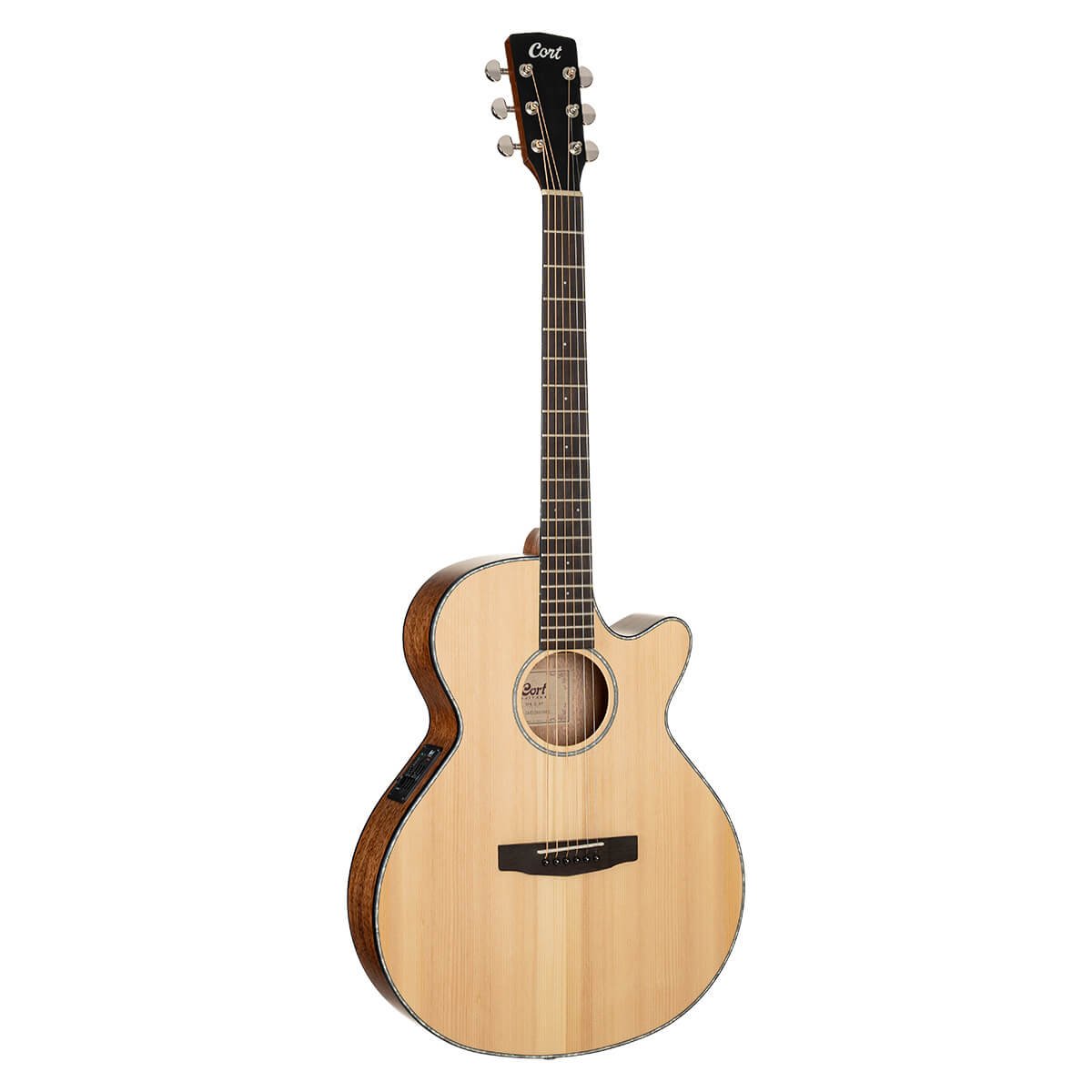 Đàn guitar acoustic điện Cort SFX-E màu Natural Satin – mặt trước toàn thân