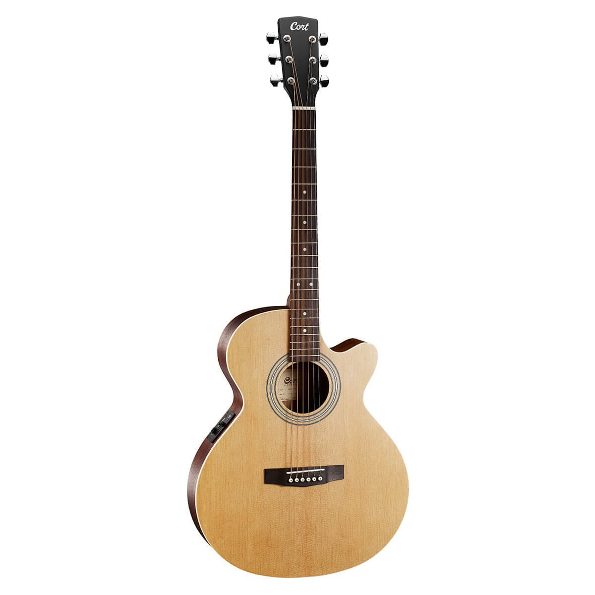 Đàn guitar acoustic điện Cort SFX-ME màu Open Pore – mặt trước toàn thân
