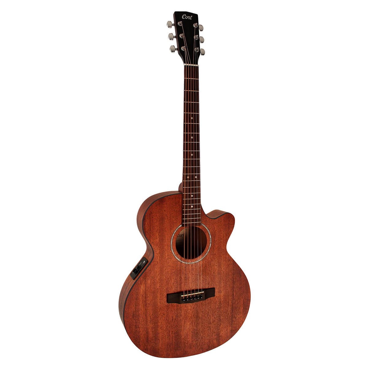 Đàn guitar acoustic điện Cort SFX-MEM màu Open Pore – mặt trước toàn thân