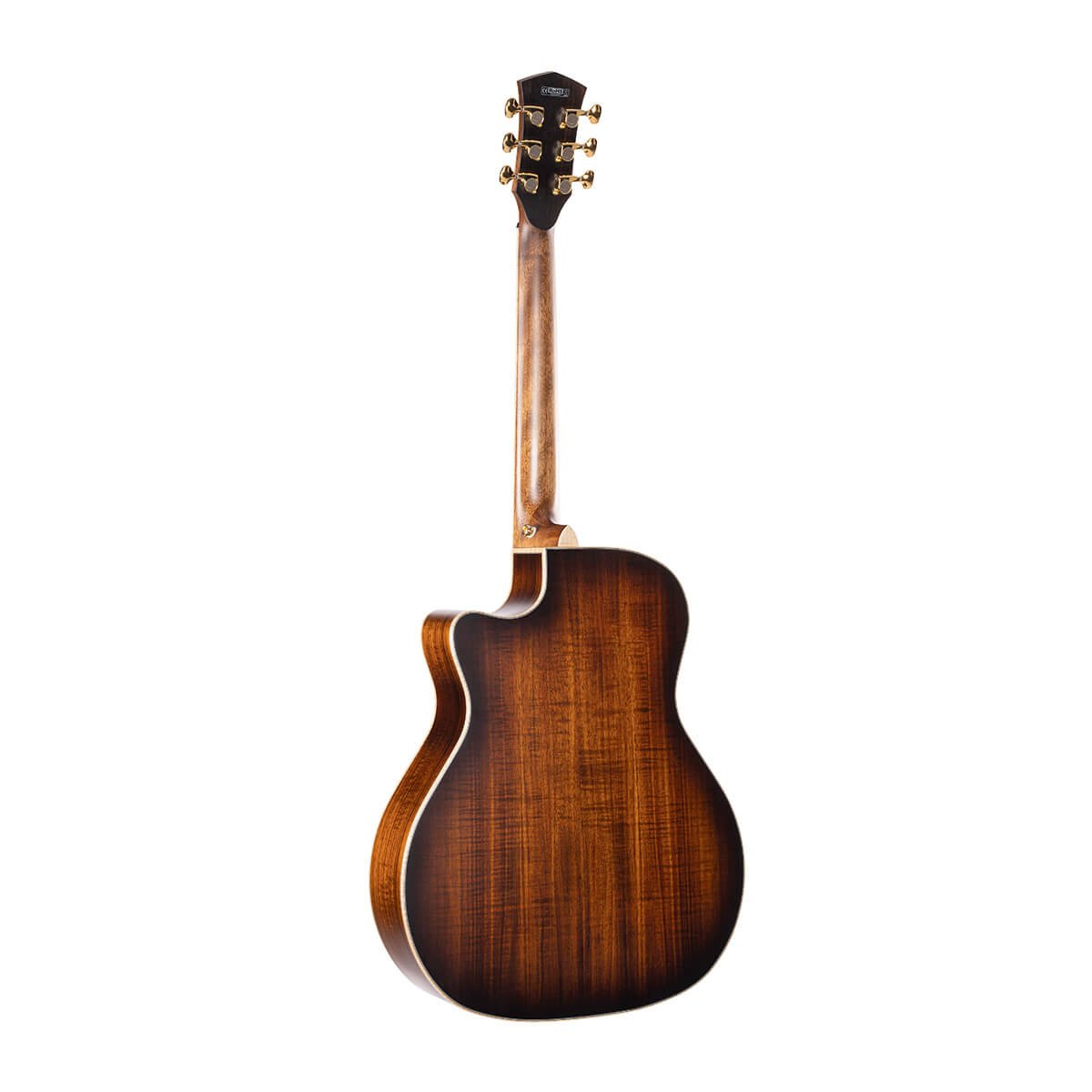 Đàn guitar acoustic điện Cort The Black Tree LE màu Light Burst Satin – mặt lưng toàn thân