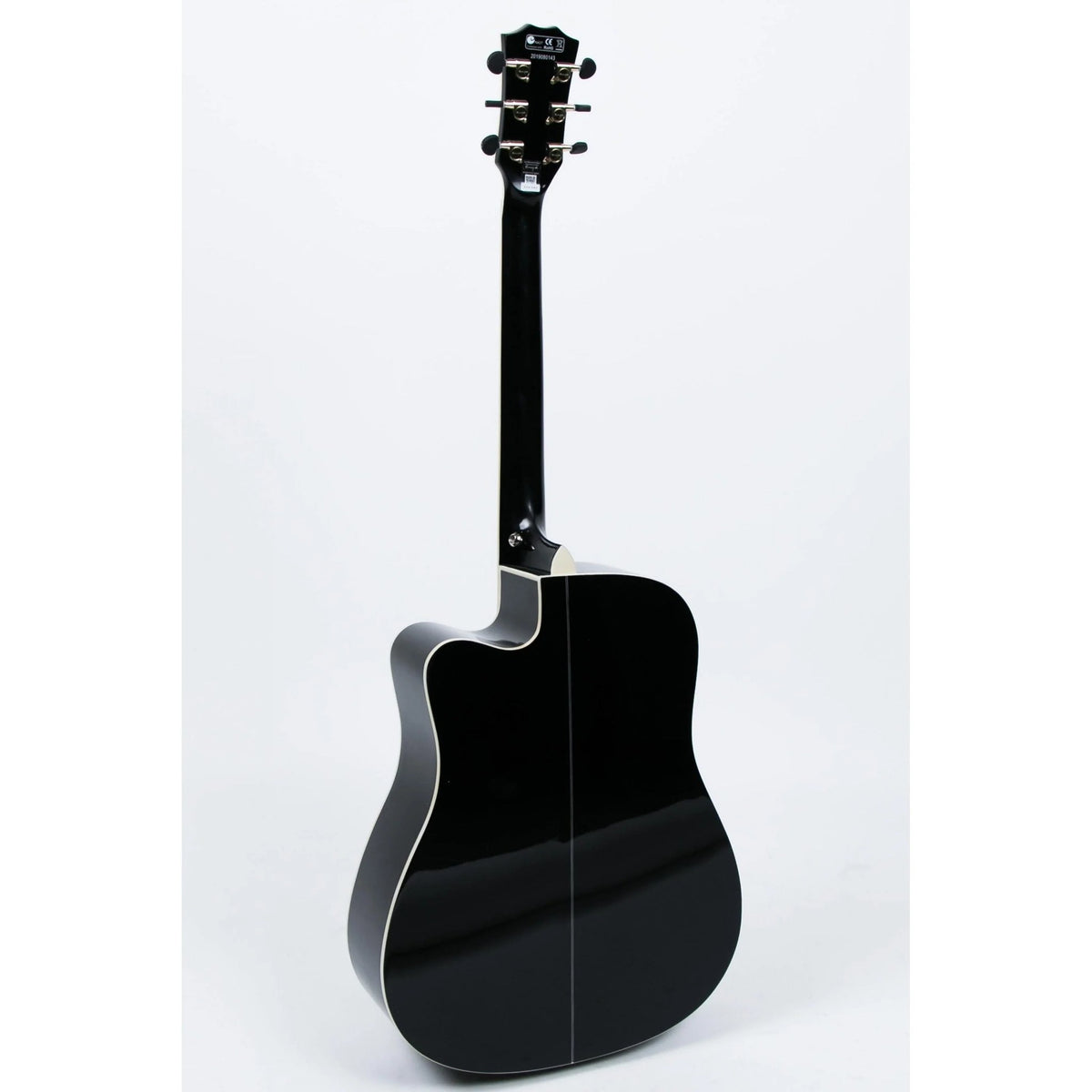 Đàn guitar acoustic điện Enya ED-18 EQ màu Natural – mặt lưng toàn thân