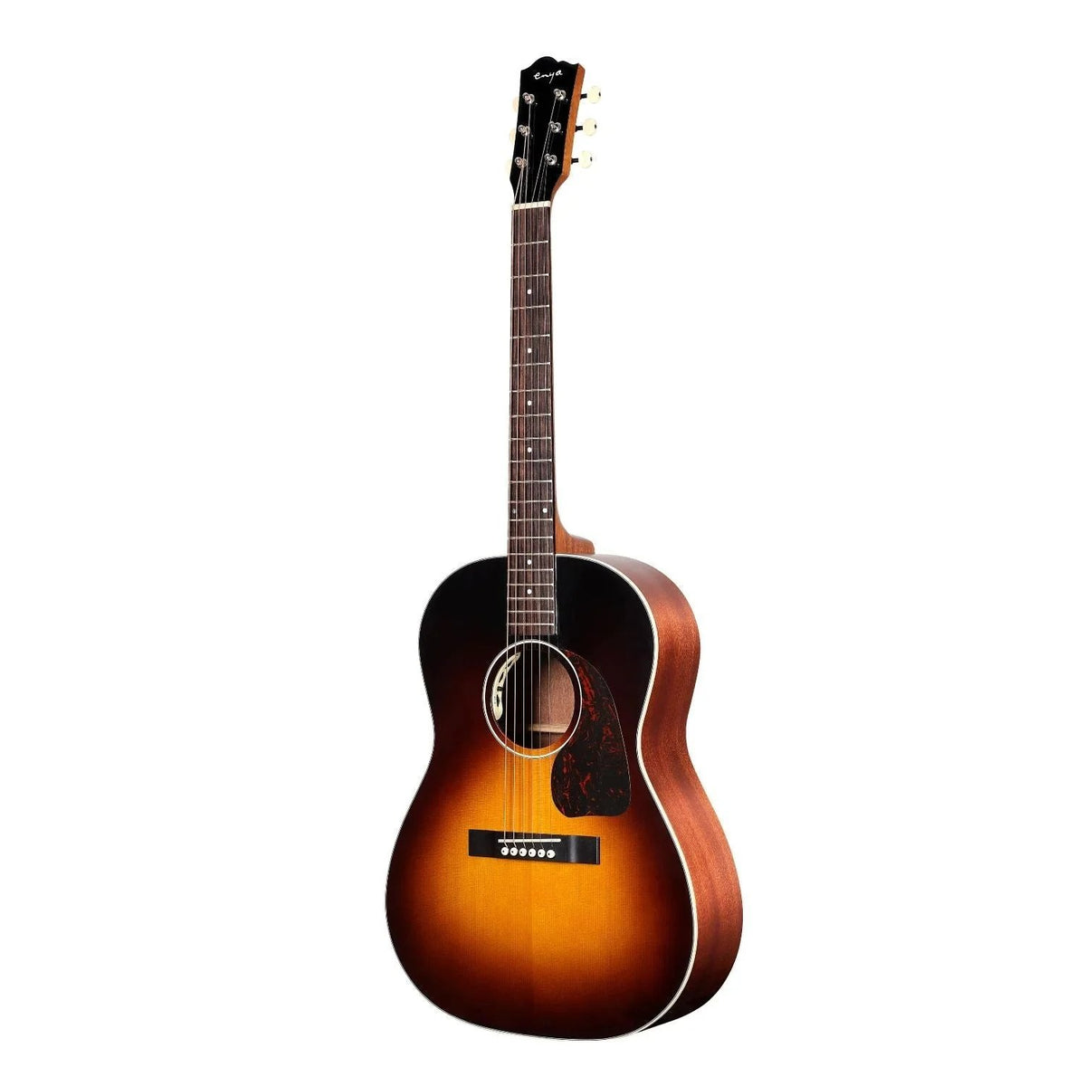 Đàn guitar acoustic điện Enya T05B – góc nghiêng 3/4 toàn thân
