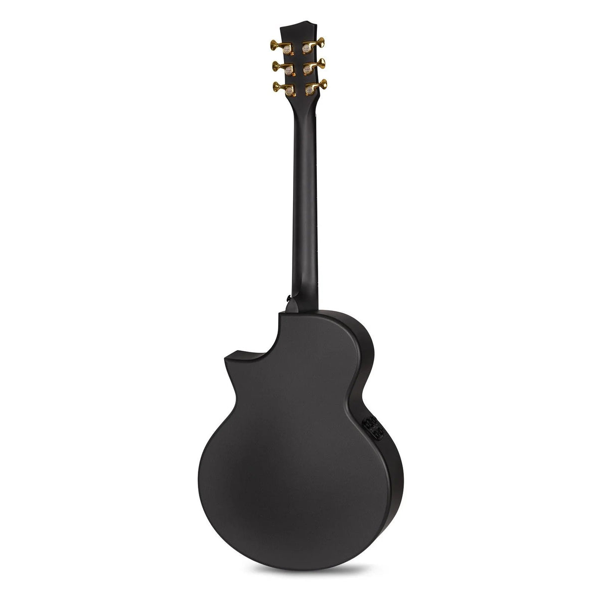 Đàn guitar acoustic điện Enya X4 Pro Black Hole – mặt lưng toàn thân