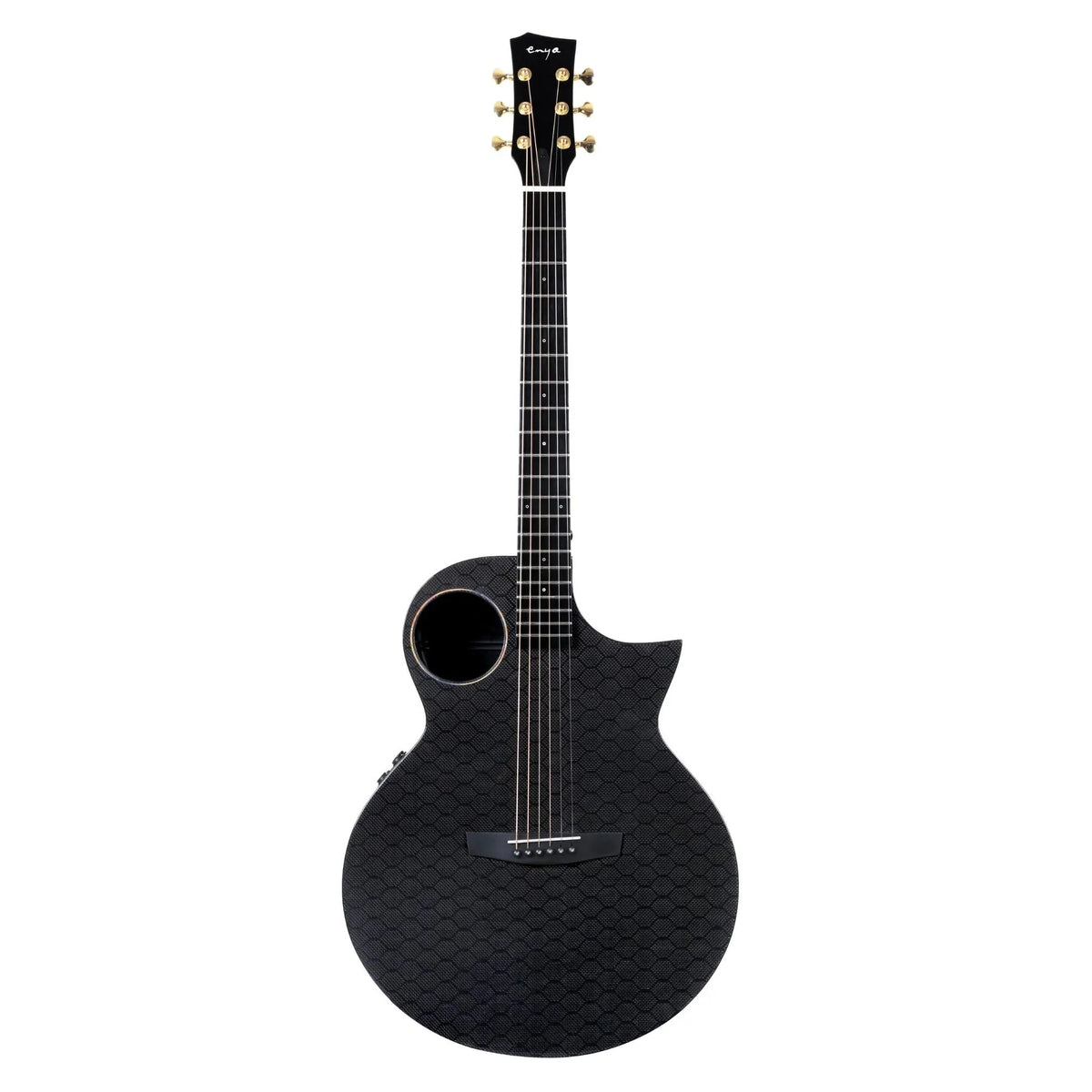 Đàn guitar acoustic điện Enya X4 Pro – mặt trước toàn thân (góc 2)