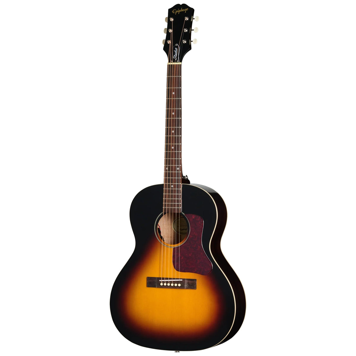 Đàn guitar acoustic điện Epiphone Blues King Studio màu Dark Burst – mặt trước toàn thân