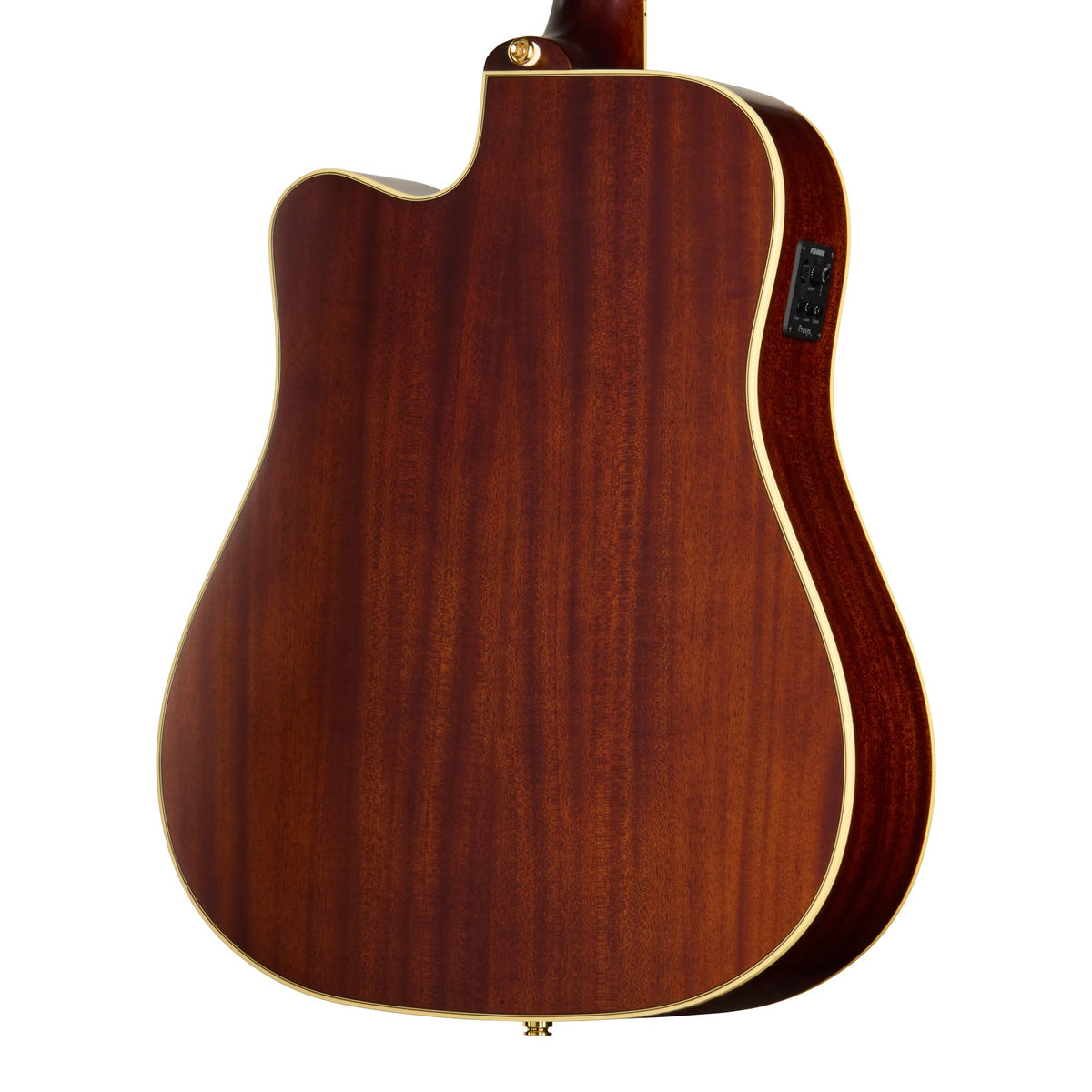 Đàn guitar acoustic điện Epiphone Hummingbird Standard EC màu Natural – cận vân gỗ mặt lưng