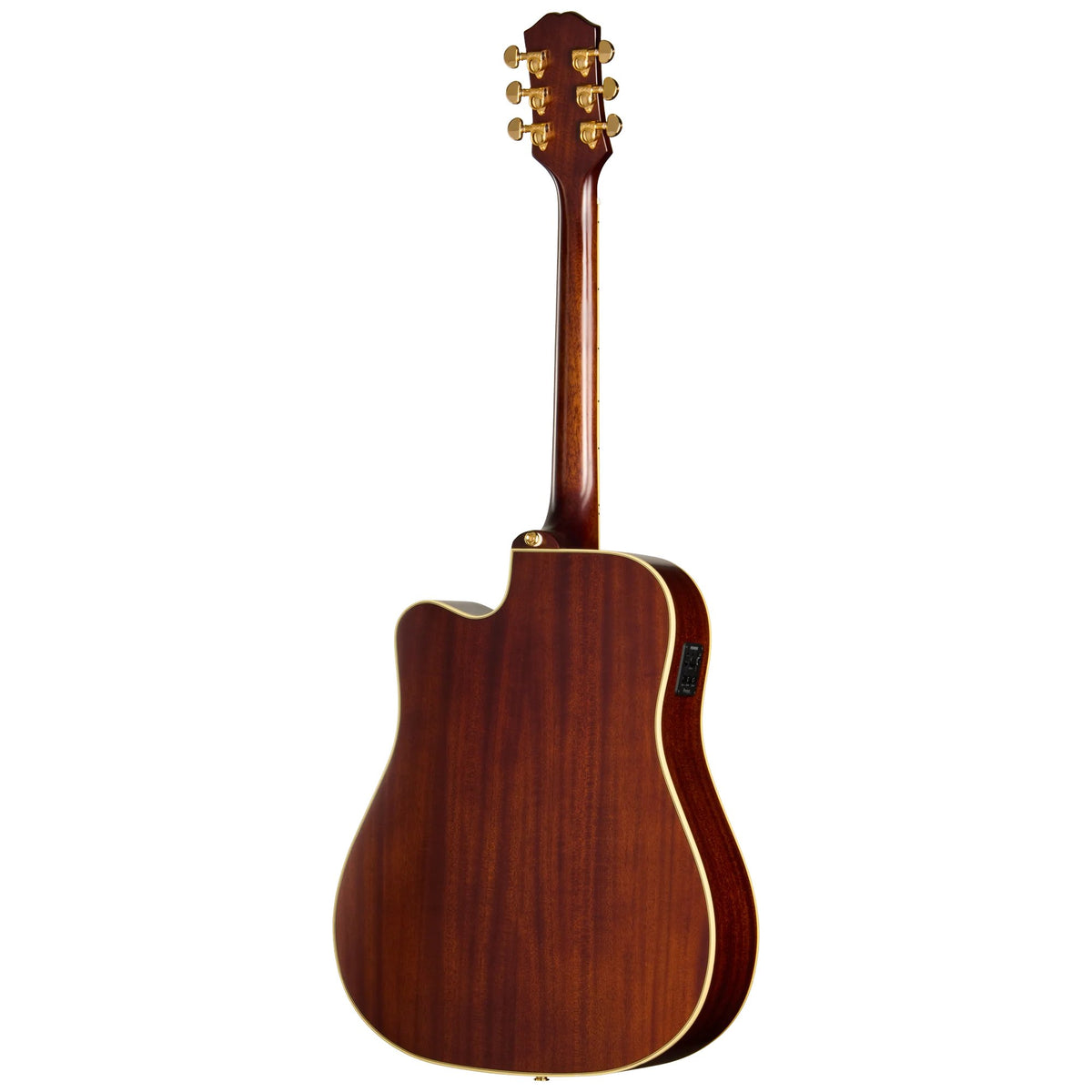 Đàn guitar acoustic điện Epiphone Hummingbird Standard EC màu Natural – mặt lưng toàn thân