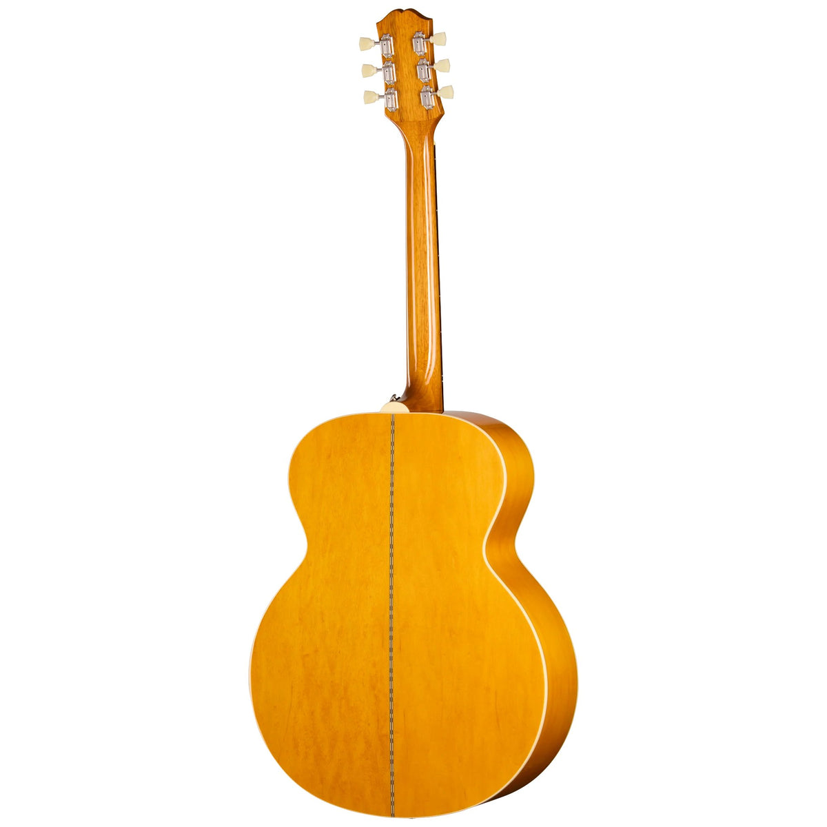 Đàn guitar acoustic điện Epiphone J-200 Studio màu Natural – mặt lưng toàn thân
