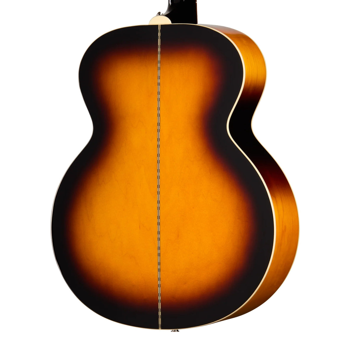 Đàn guitar acoustic điện Epiphone J-200 Studio màu Vintage Sunburst – cận vân gỗ mặt lưng