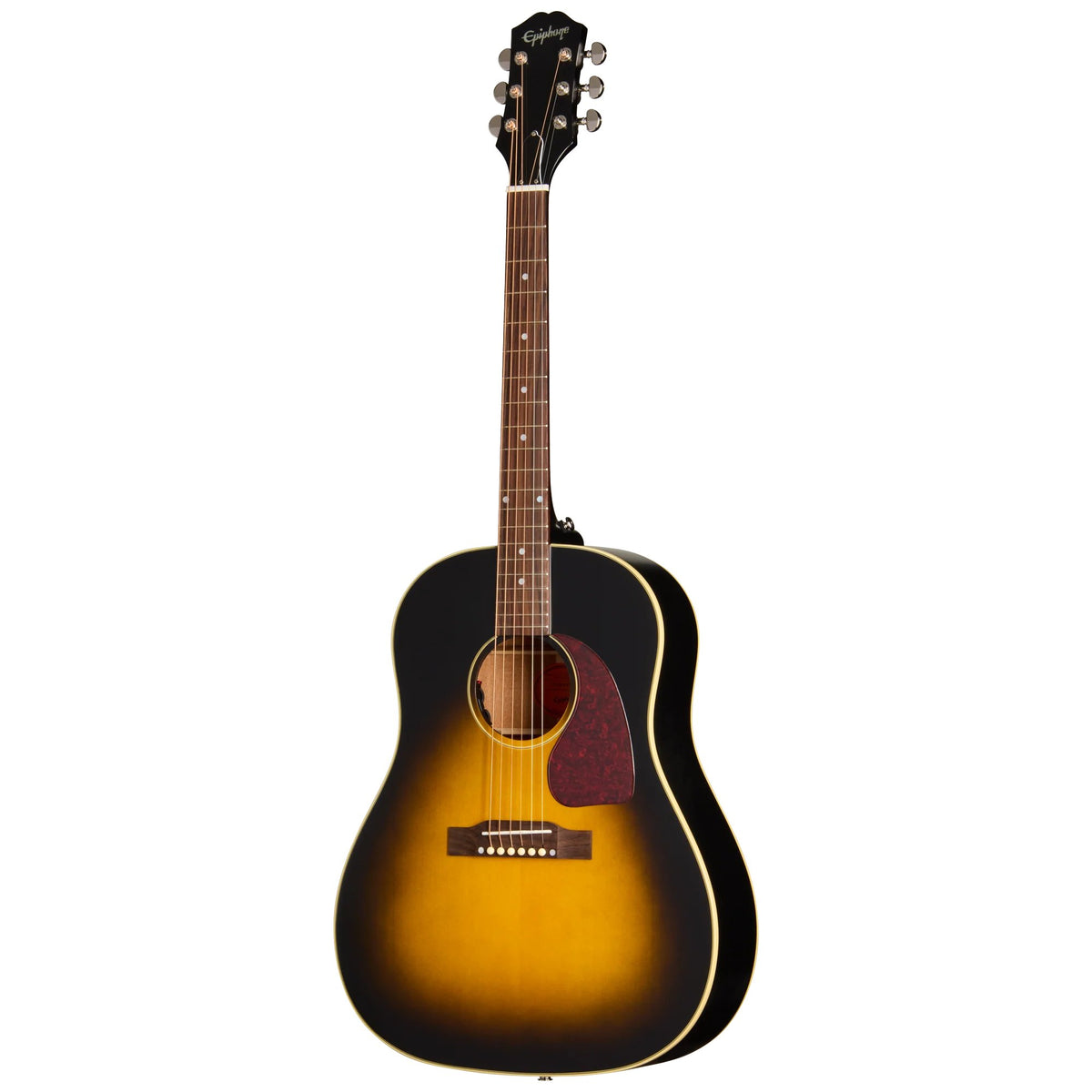 Đàn guitar acoustic điện Epiphone J-45 Standard màu Vintage Sunburst – mặt trước toàn thân