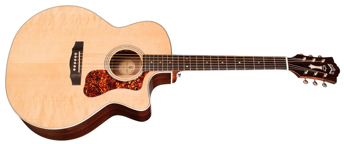 Đàn guitar acoustic điện Guild F-150CE màu Natural – góc nghiêng 3/4 toàn thân