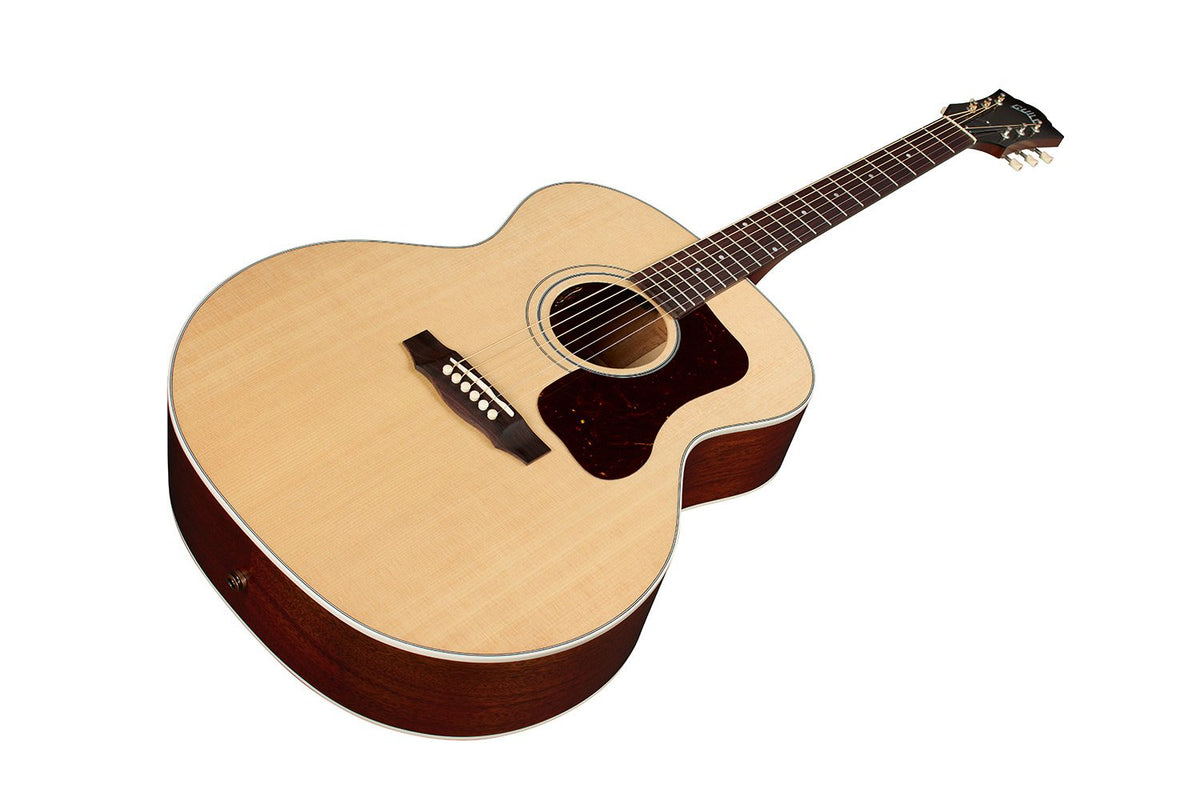 Đàn guitar acoustic điện Guild F-40E Standard màu Natural – góc nghiêng 3/4 toàn thân