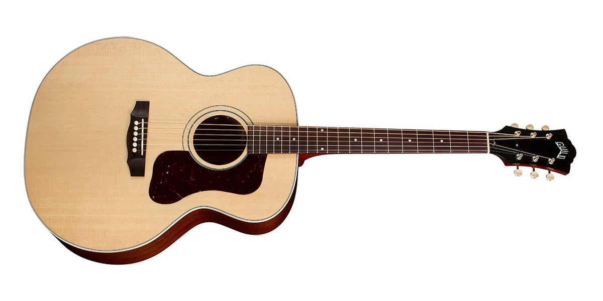 Đàn guitar acoustic điện Guild F-40E Standard màu Natural – mặt trước toàn thân (góc 2)