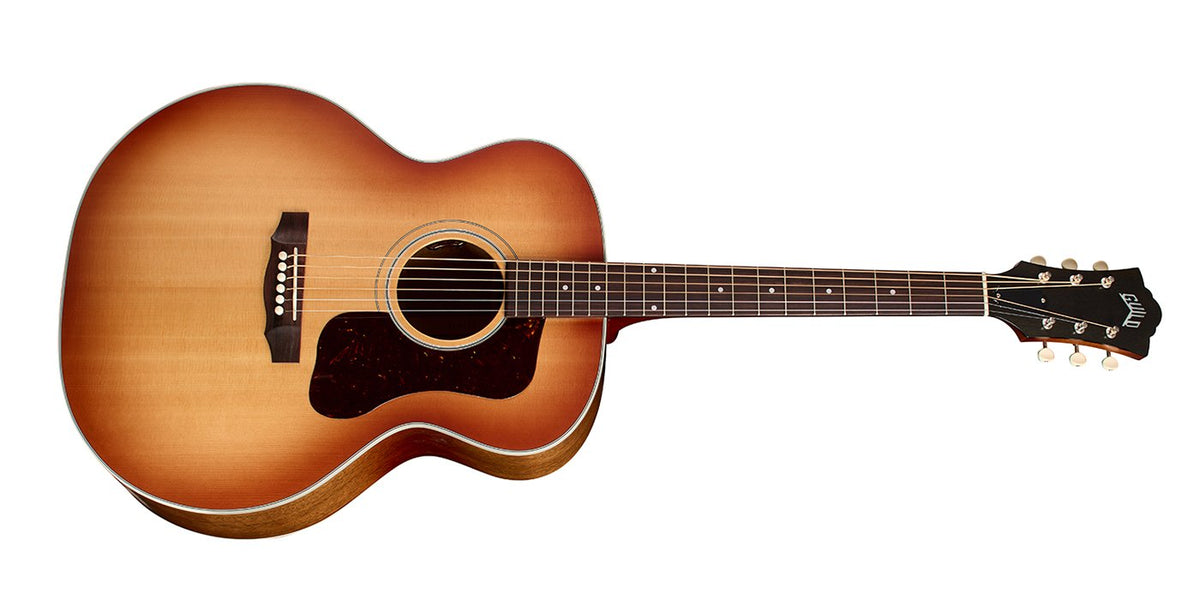 Đàn guitar acoustic điện Guild F-40E Standard màu Pacific Sunset Burst – mặt trước toàn thân (góc 2)
