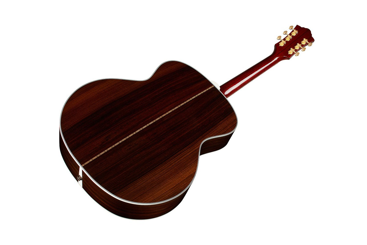 Đàn guitar acoustic điện Guild F-55E màu Antique Burst – mặt lưng toàn thân