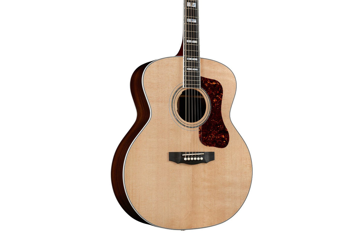Đàn guitar acoustic điện Guild F-55E màu Natural – cận thùng đàn mặt trước