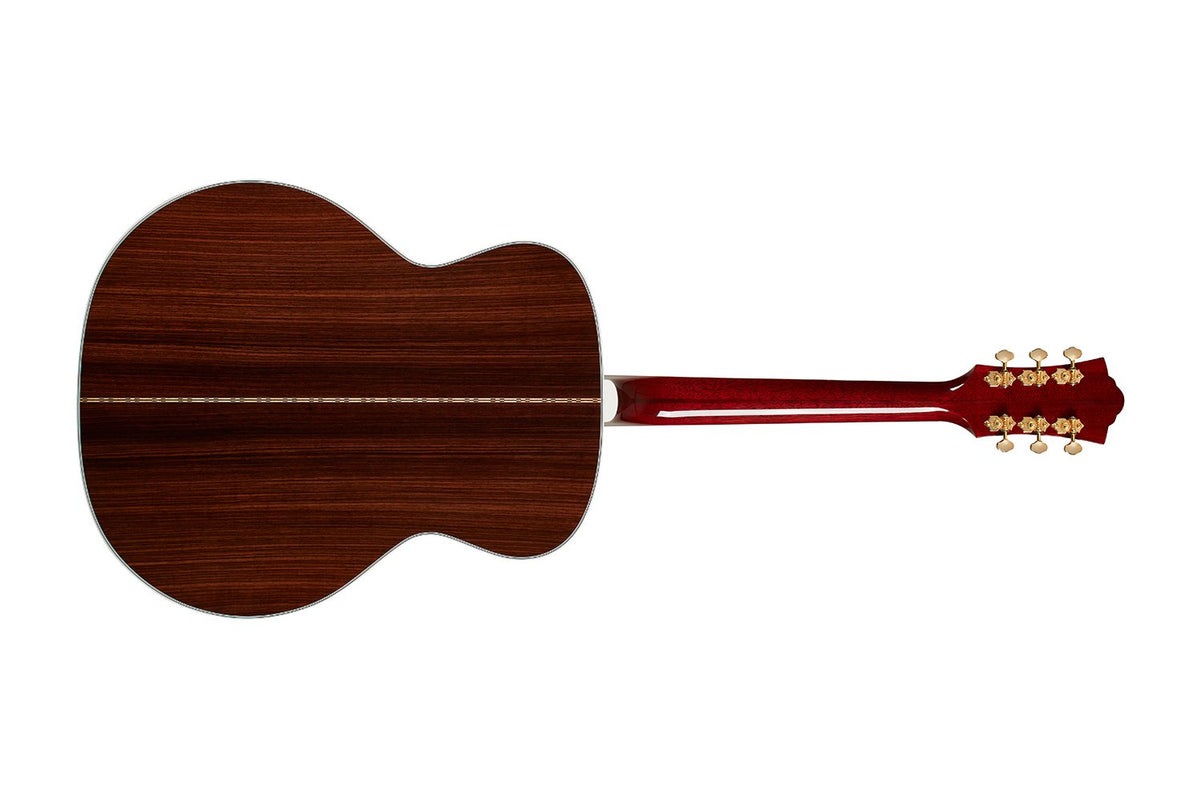 Đàn guitar acoustic điện Guild F-55E màu Natural – mặt lưng toàn thân